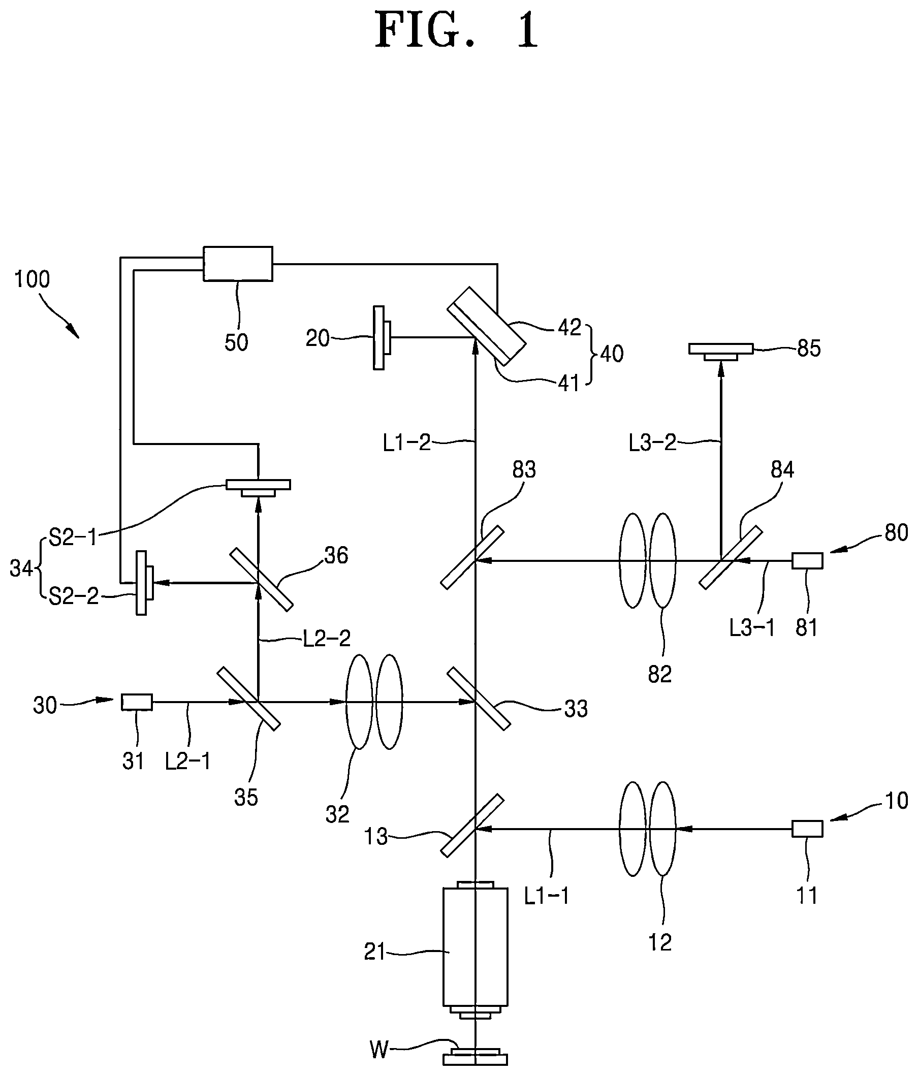 Patent US12504383 Figure 1 – Substrate test apparatus and method