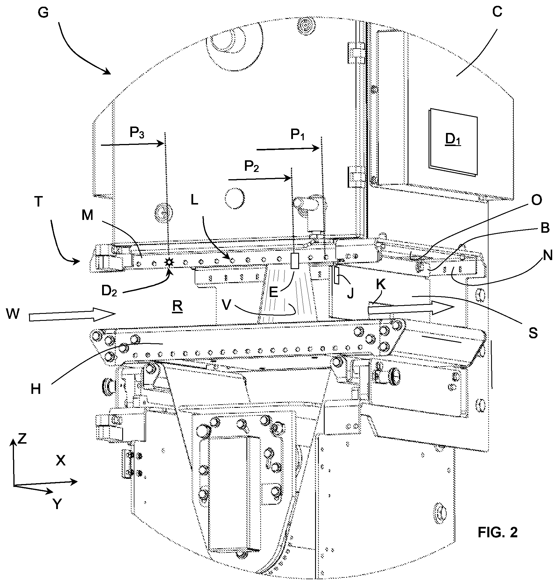 Patent US12504390 Figure 2 – Holder for and x-ray protection element