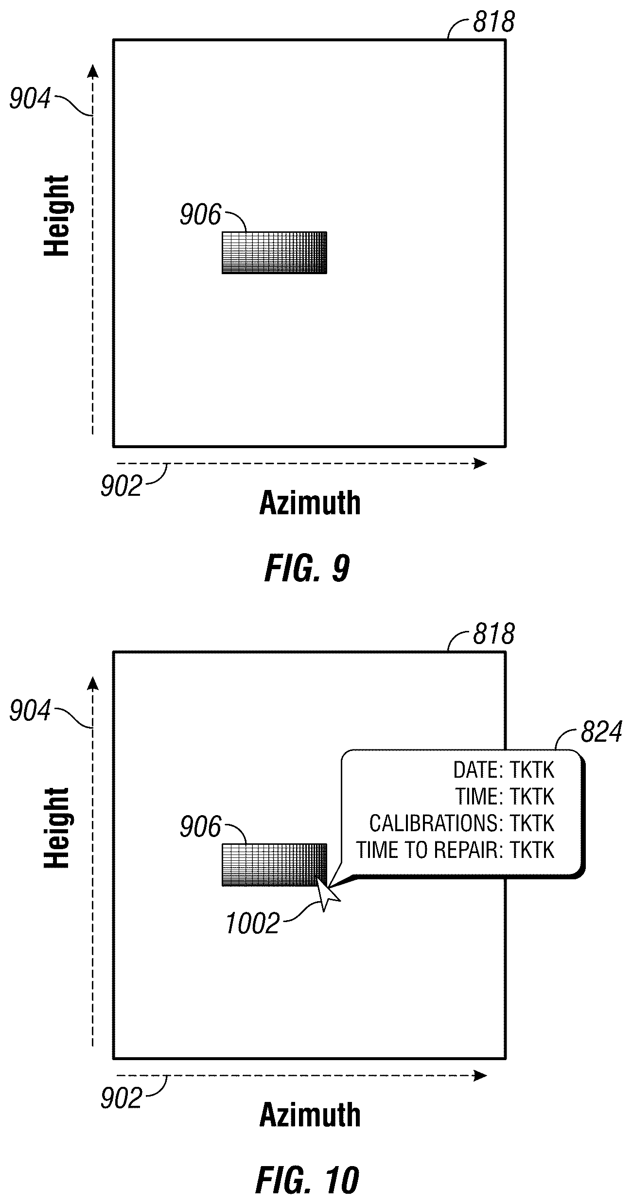 Patent US12504403 Figure 7 – Inspection robot with forward and rearward sensor mount groups