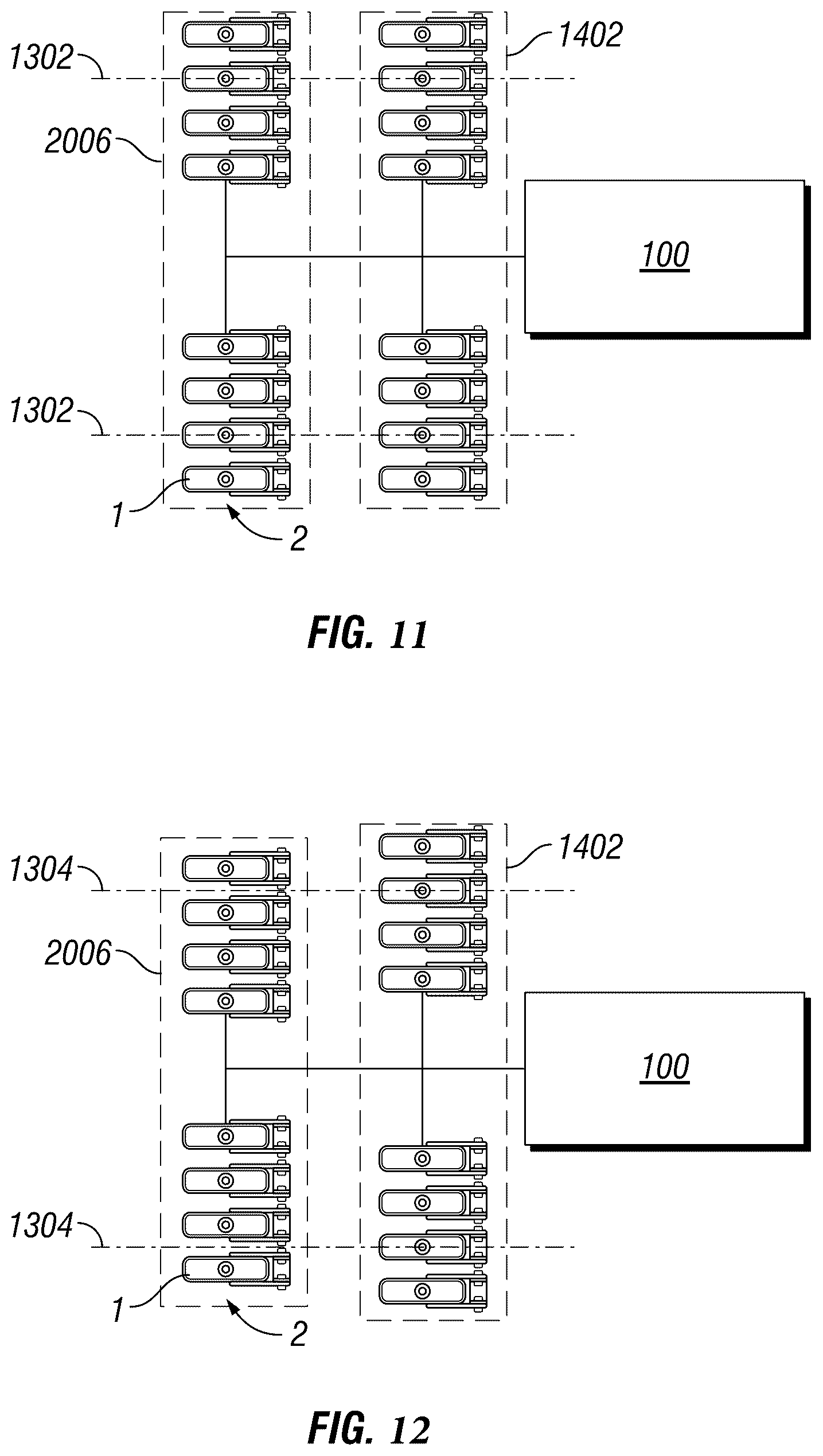 Patent US12504403 Figure 8 – Inspection robot with forward and rearward sensor mount groups
