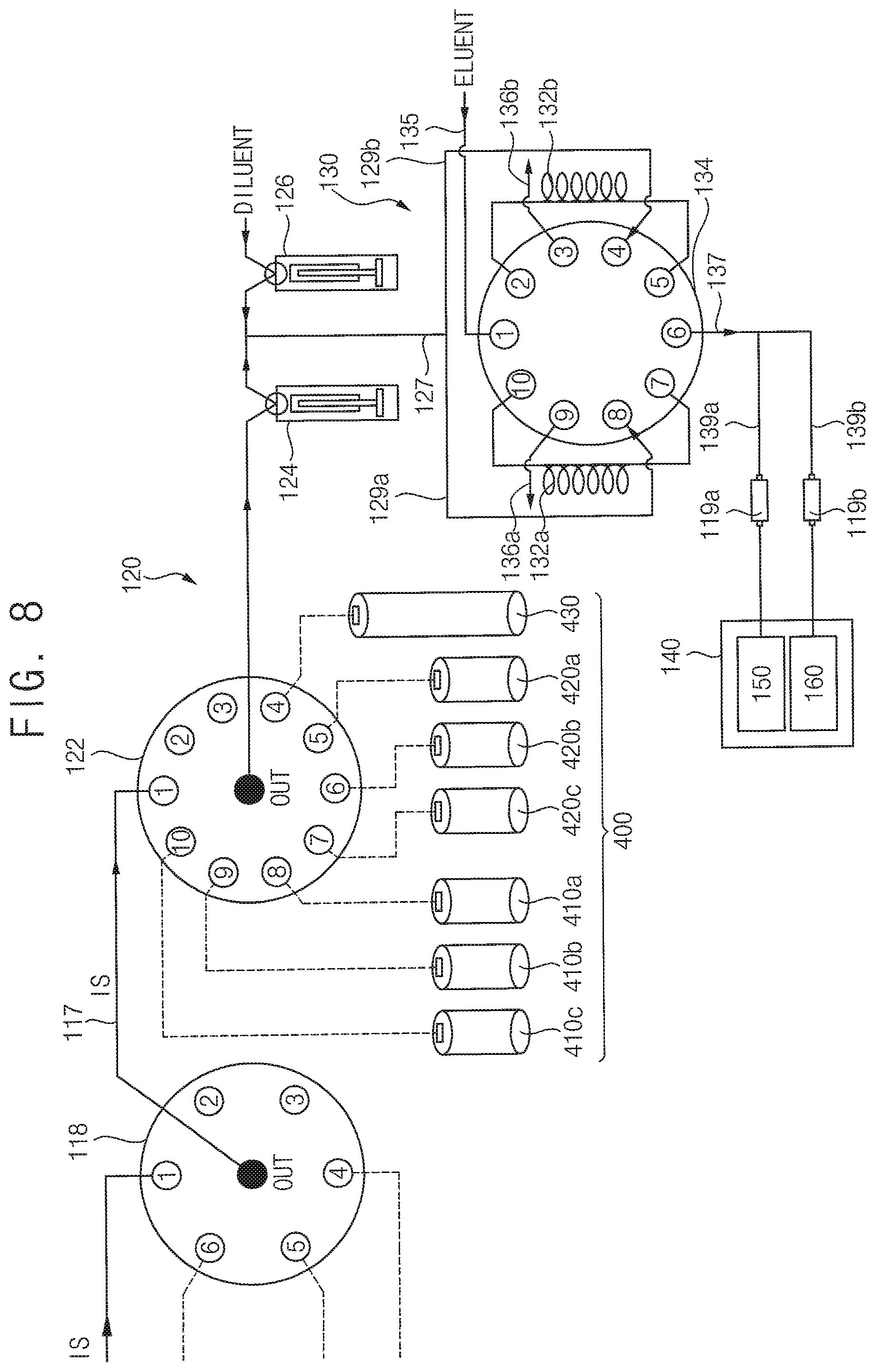 Patent US12504415 Figure 8 – Contaminant analysis apparatus and water quality monitoring system