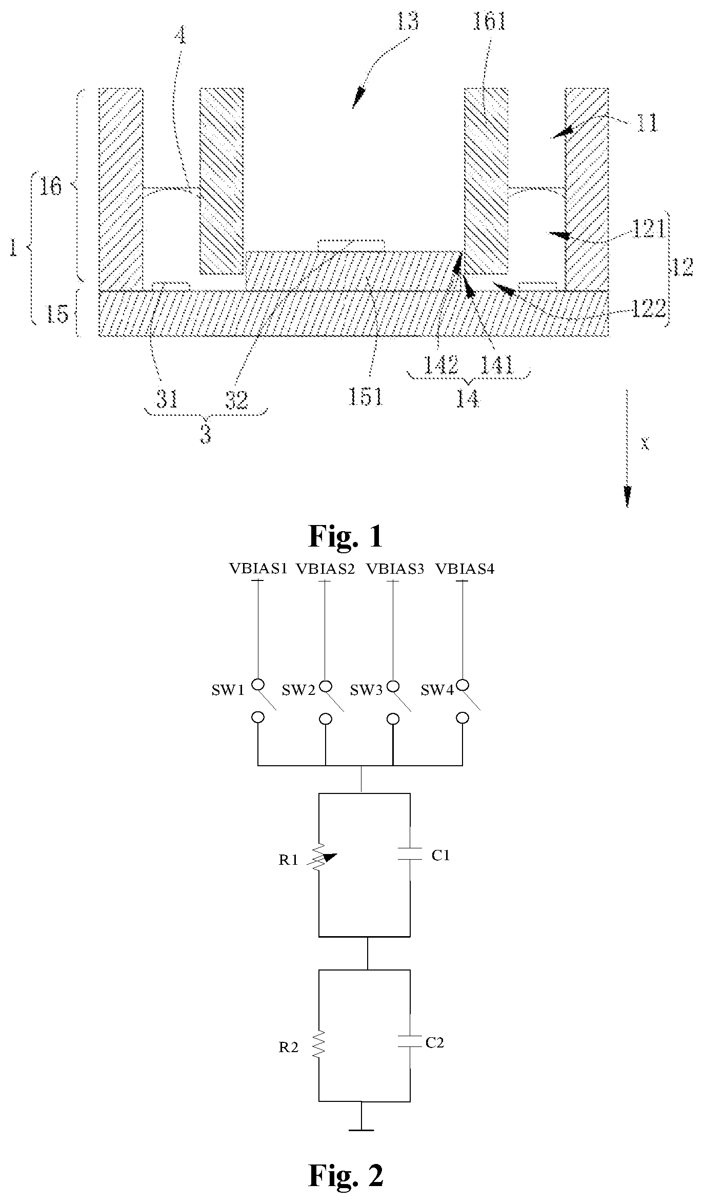 Patent US12504421 Figure 1 – Apparatus and device for sensing analyte contained in liquid