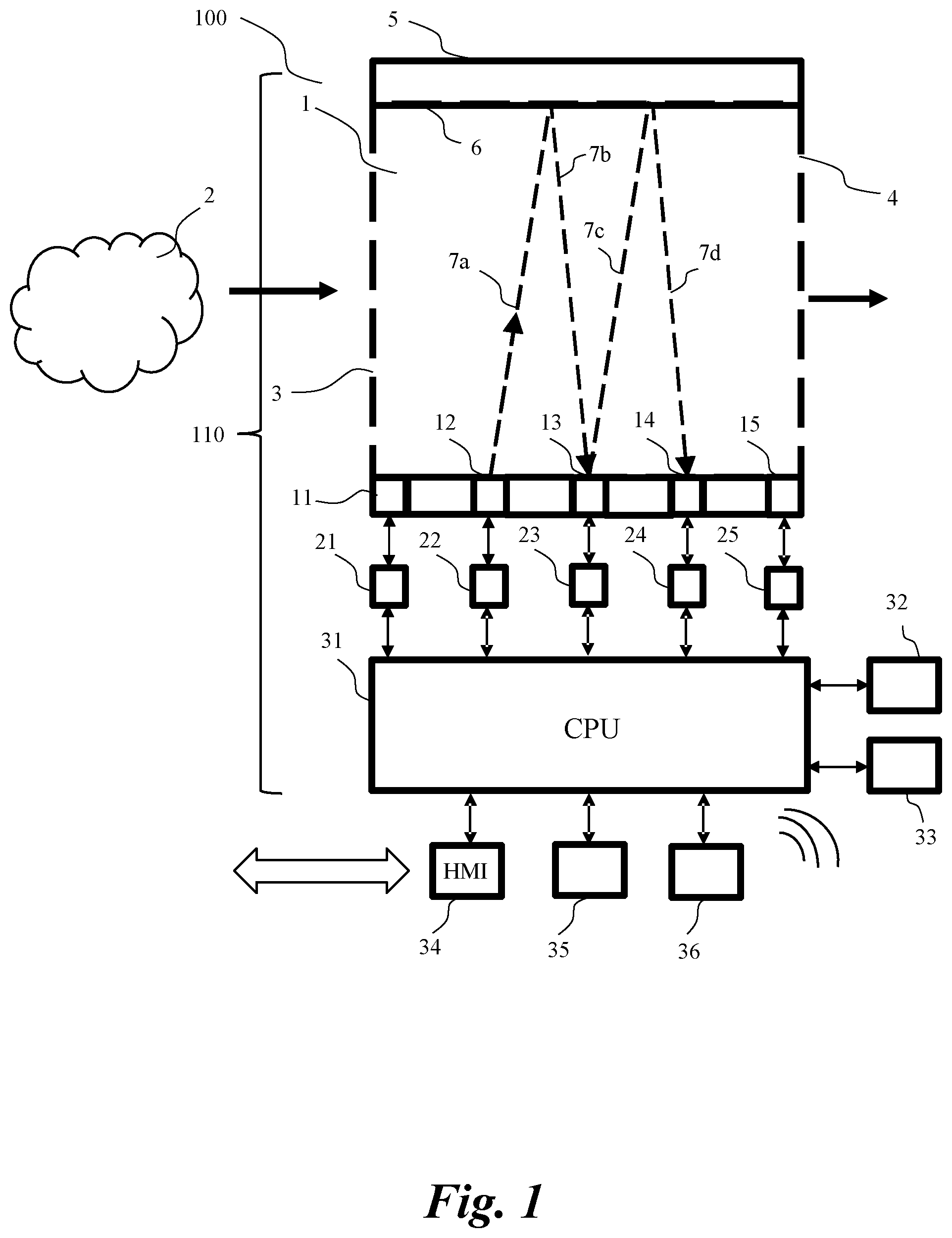 Patent US12504422 Figure 1 – Method and system for tracer-aided determination and classification of intoxicating substance in breath sample