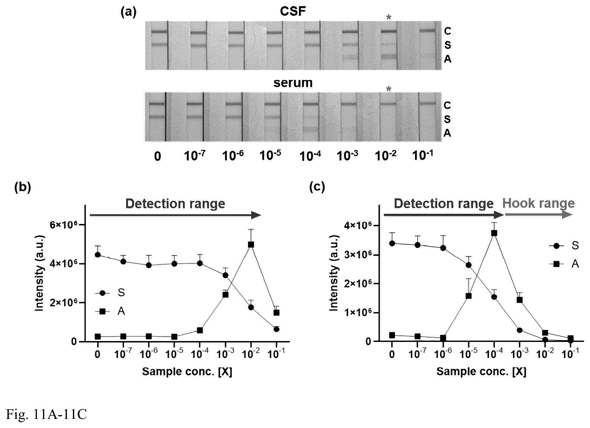 Patent US12504427 Figure 11 – Assay for rapid detection of cerebrospinal fluid leaks