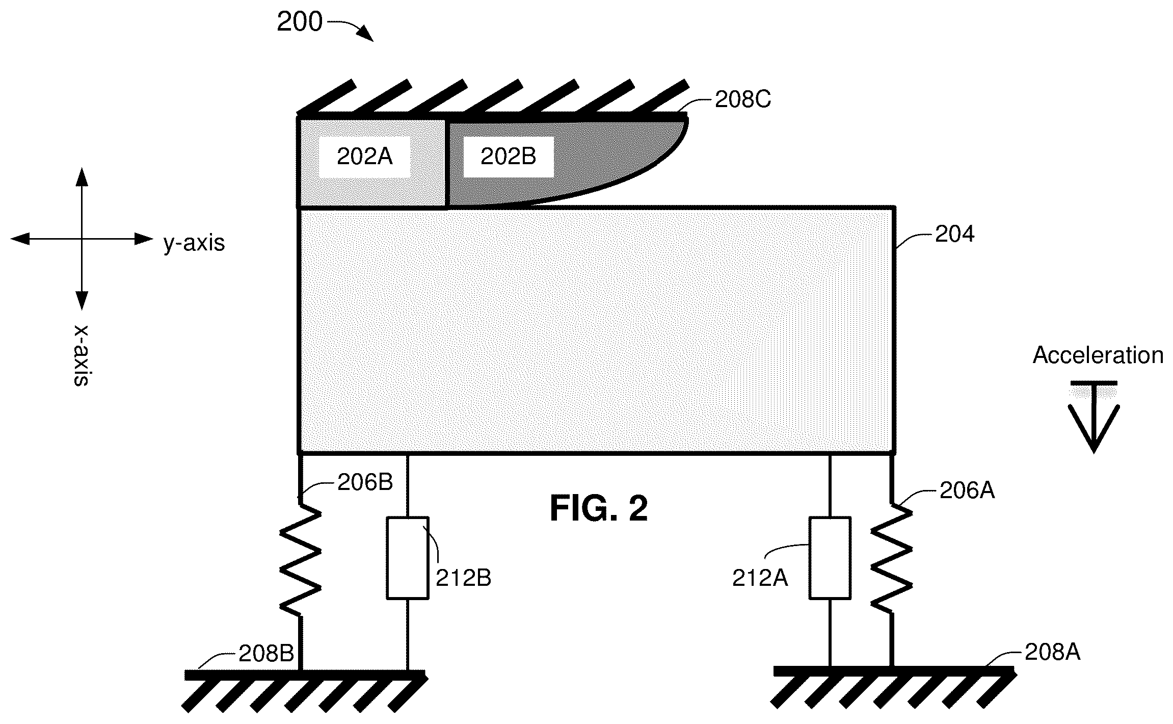 Patent US12504440 Figure 2 – Low stress overtravel stop