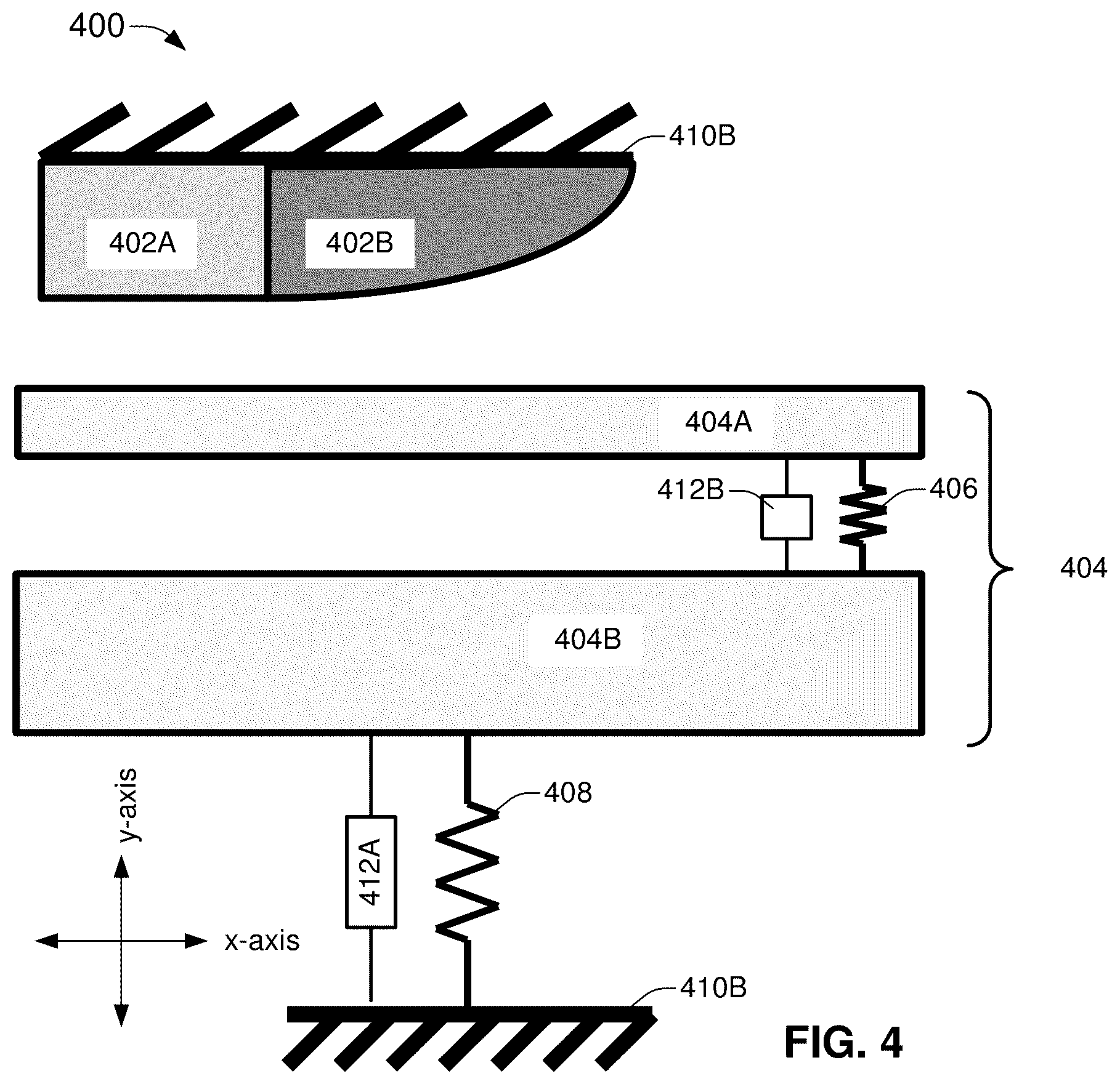 Patent US12504440 Figure 4 – Low stress overtravel stop