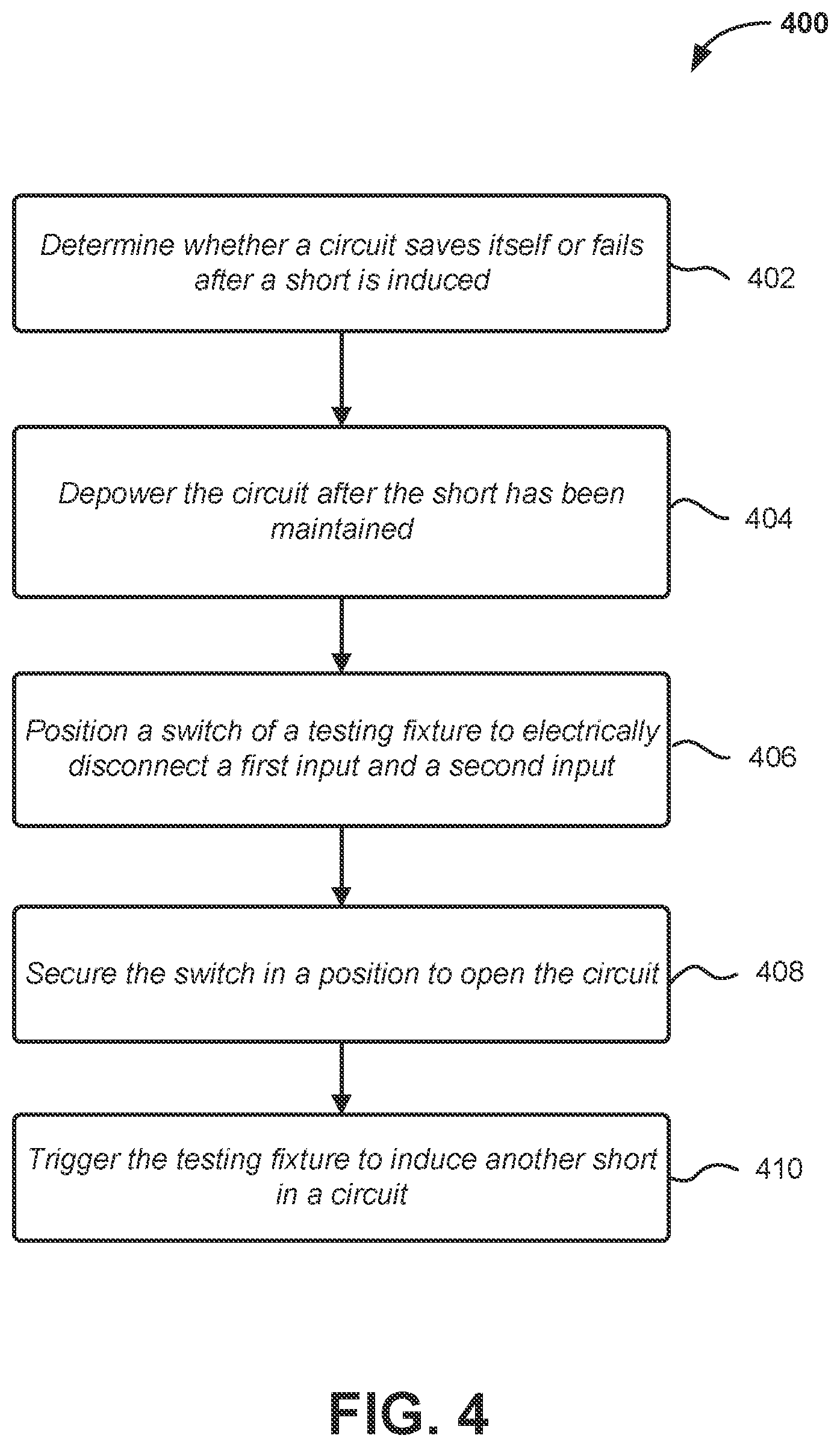 Patent US12504444 Figure 5 – Short circuit tester for high power DC circuits