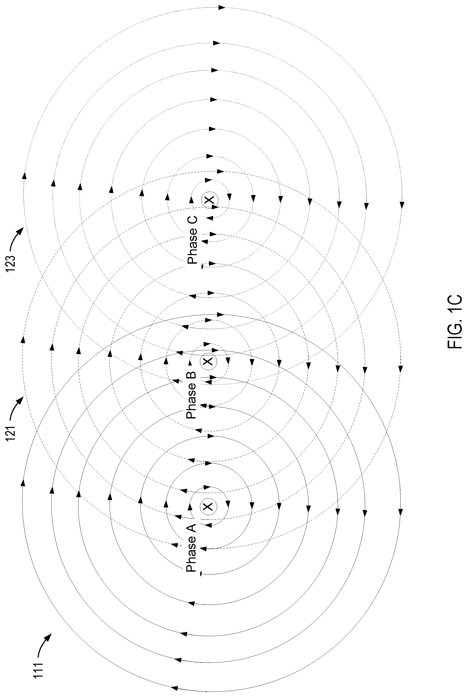 Patent US12504446 Figure 3 – Fault current sensor with adjacent phase fault immunity