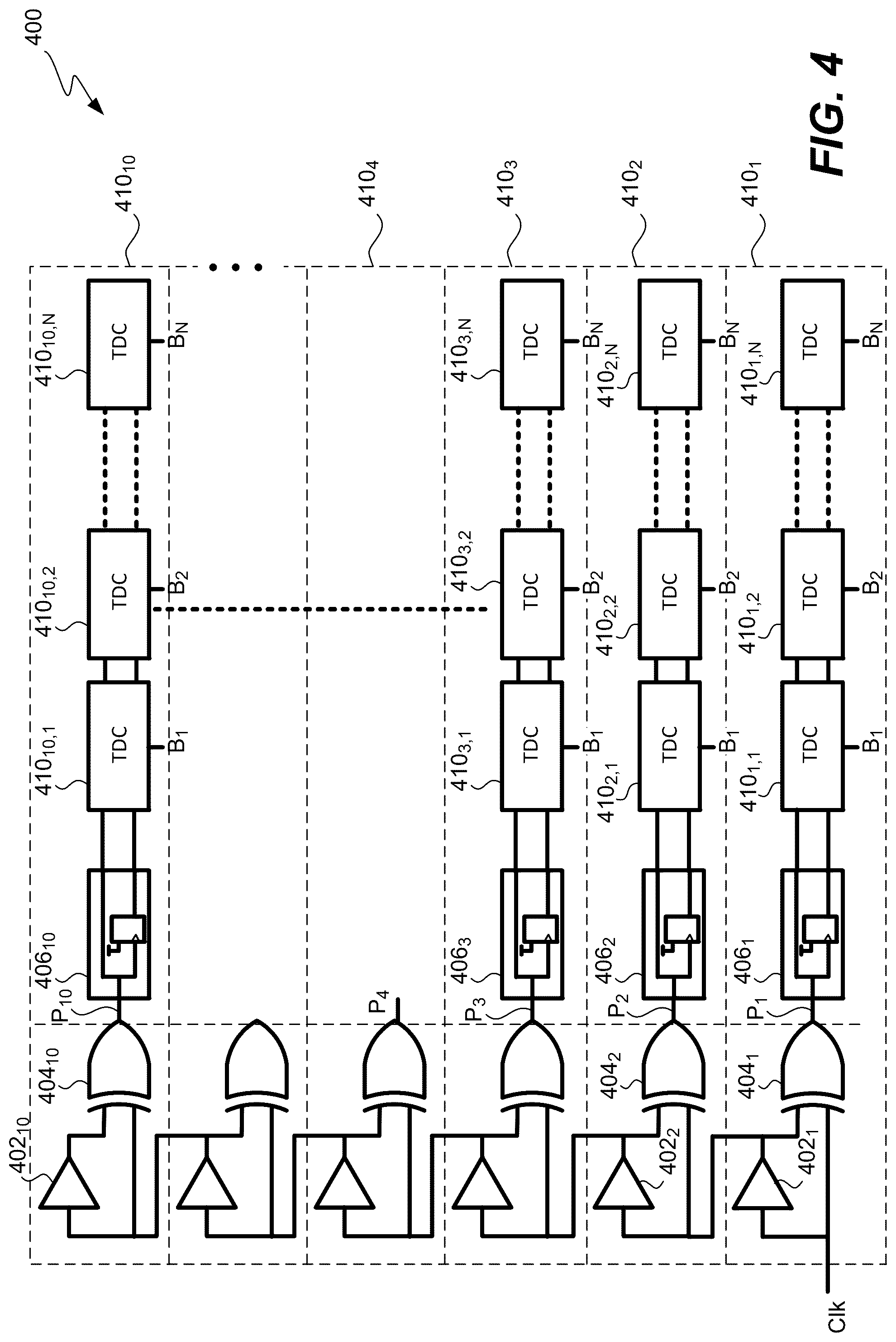 Patent US12504449 Figure 3 – Supply voltage droop detector