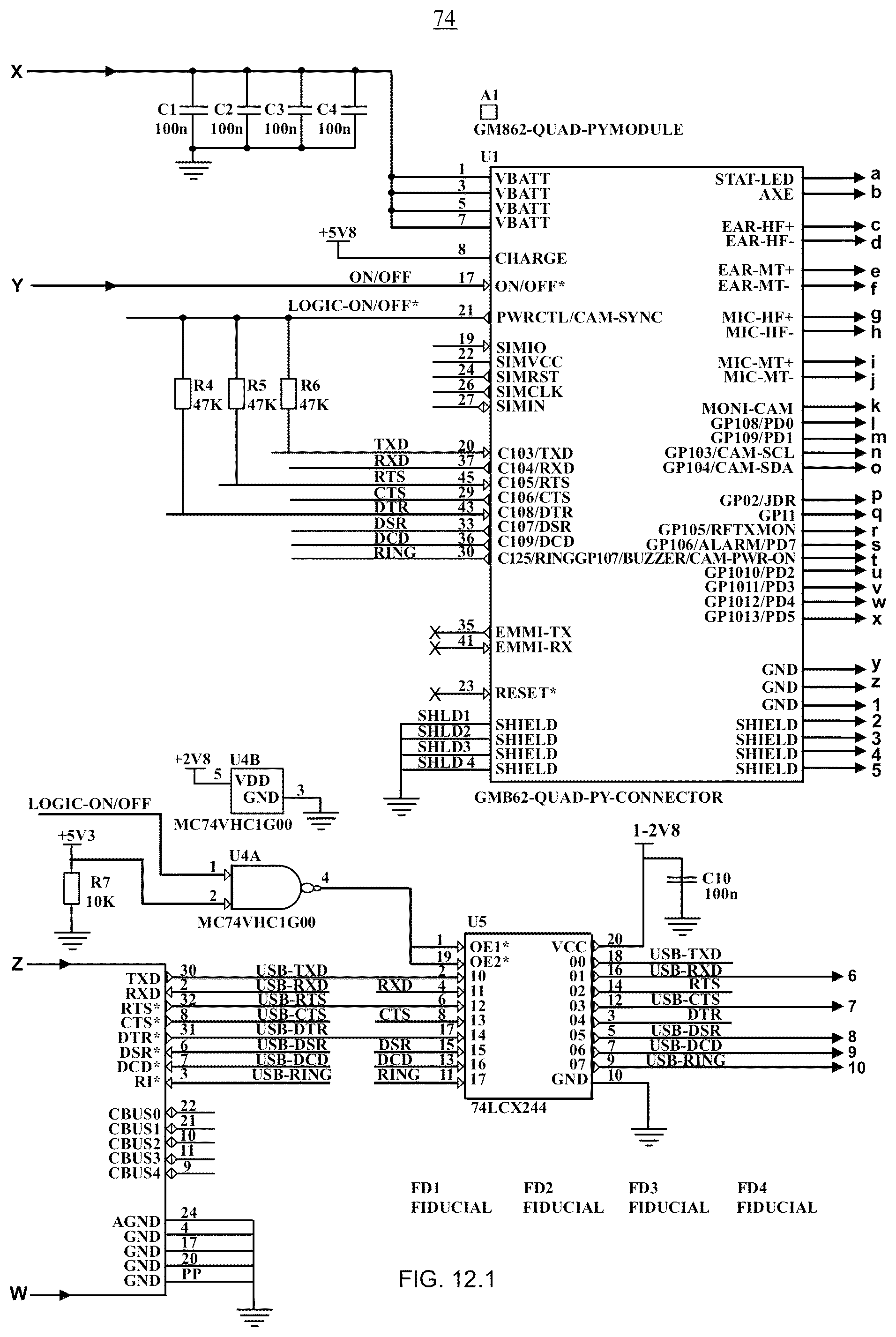 Patent US12504450 Figure 10 – Power monitoring and signal unit