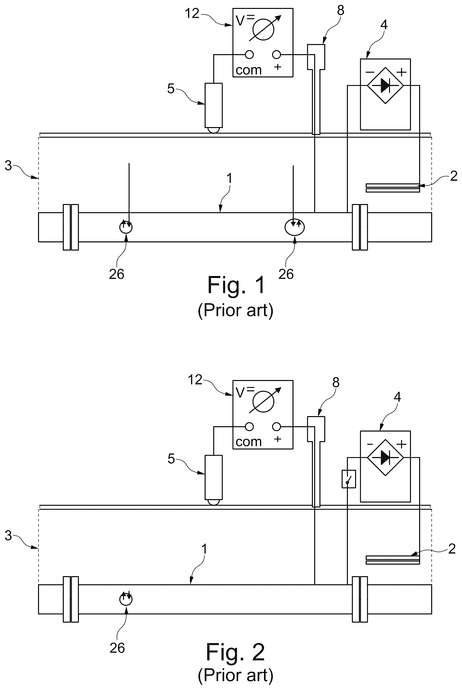 Patent US12504453 Figure 1 – Method and system for assessing a metallic structure arranged within an electrolyte