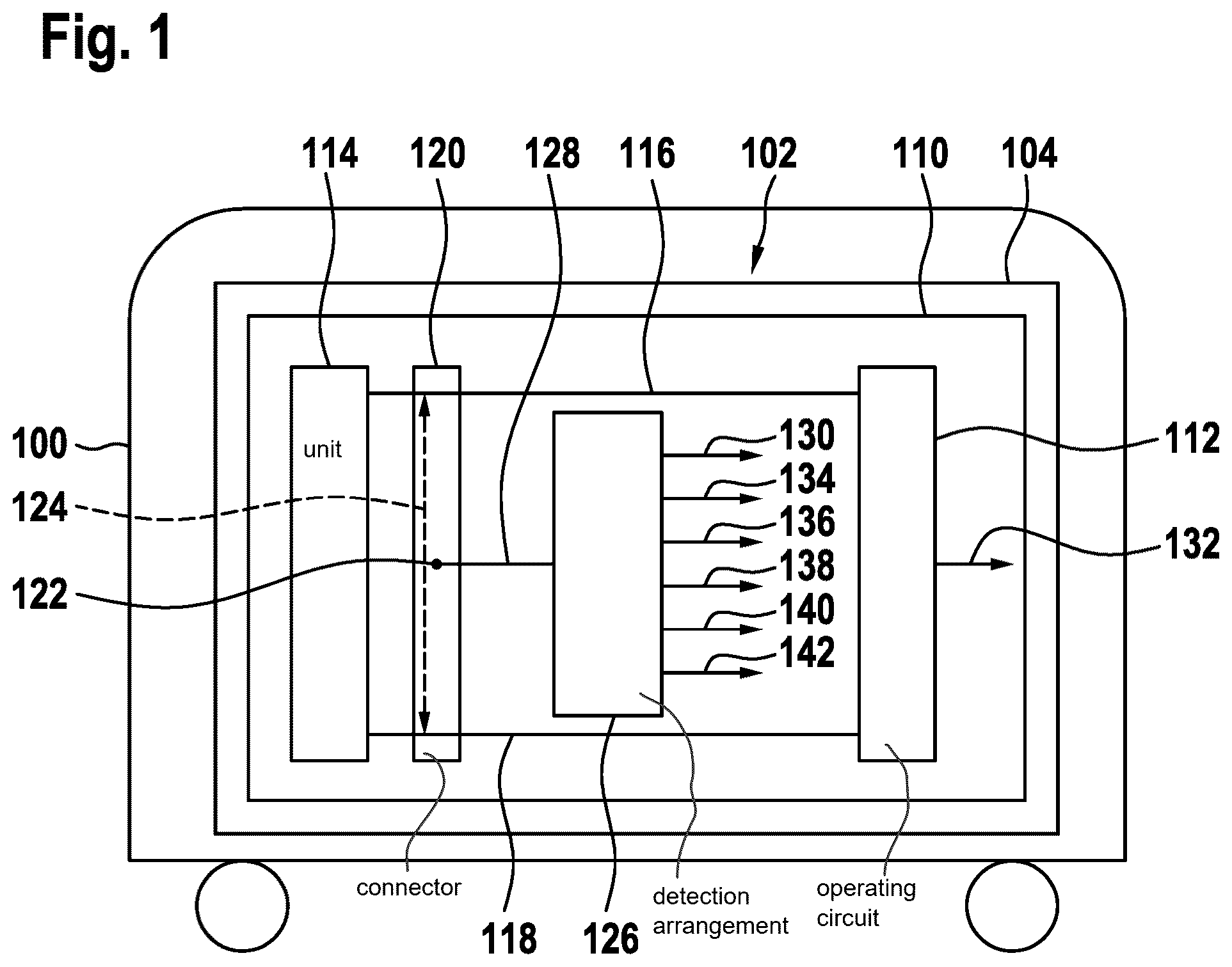 Patent US12504457 Figure 1 – Circuit device for a vehicle, and method for operating a circuit device