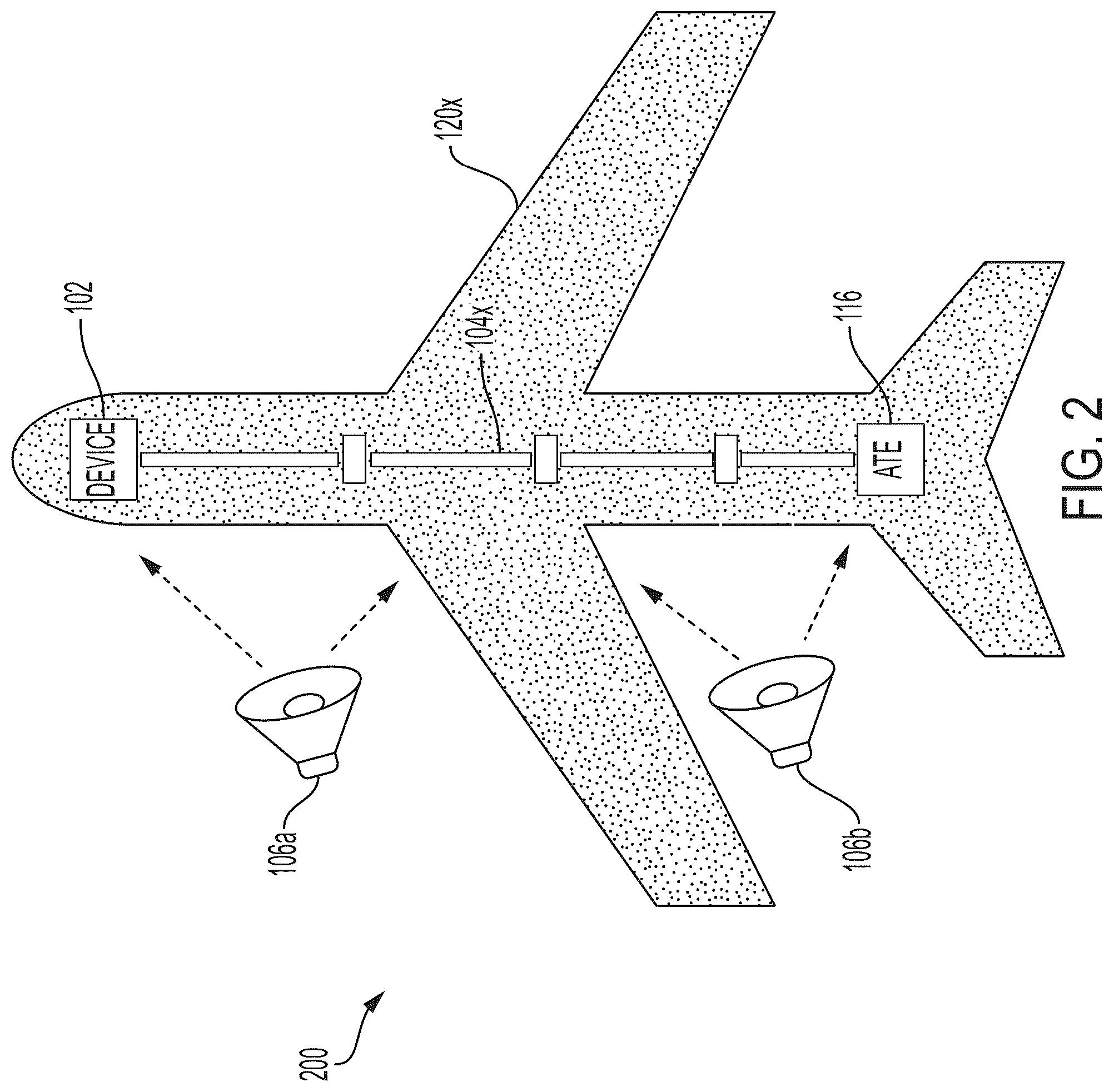 Patent US12504459 Figure 2 – Injecting vibrations to detect a fault in a transmission line