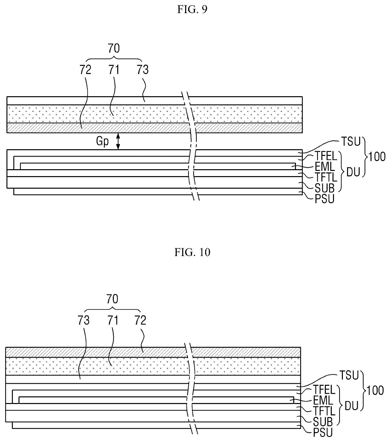 Patent US12504460 Figure 8 – Display panel inspection device evaluating light detection characteristics