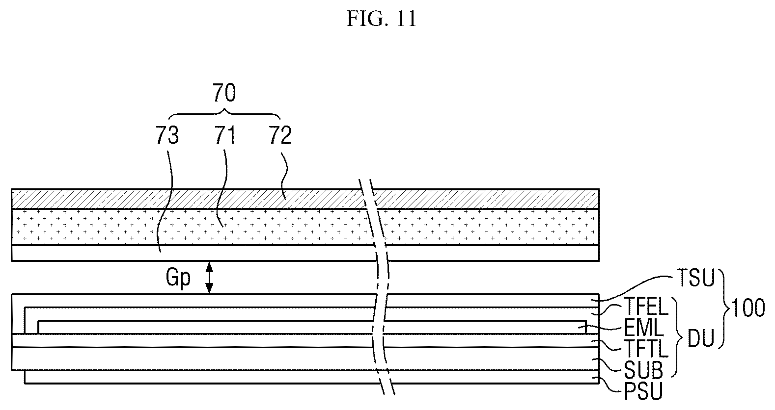 Patent US12504460 Figure 9 – Display panel inspection device evaluating light detection characteristics