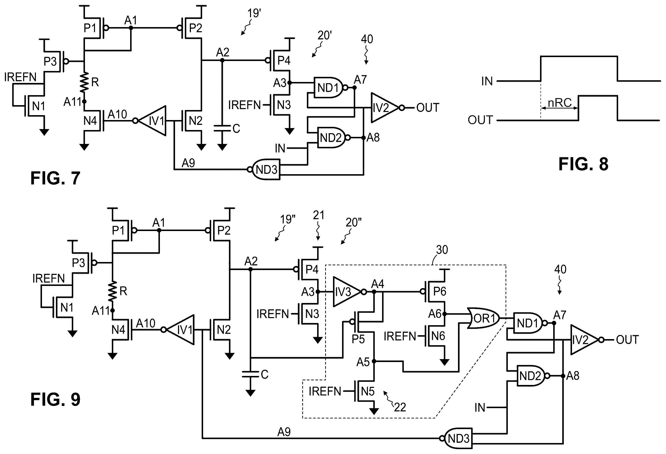 Patent US12504461 Figure 4 – Aging proof delay circuit