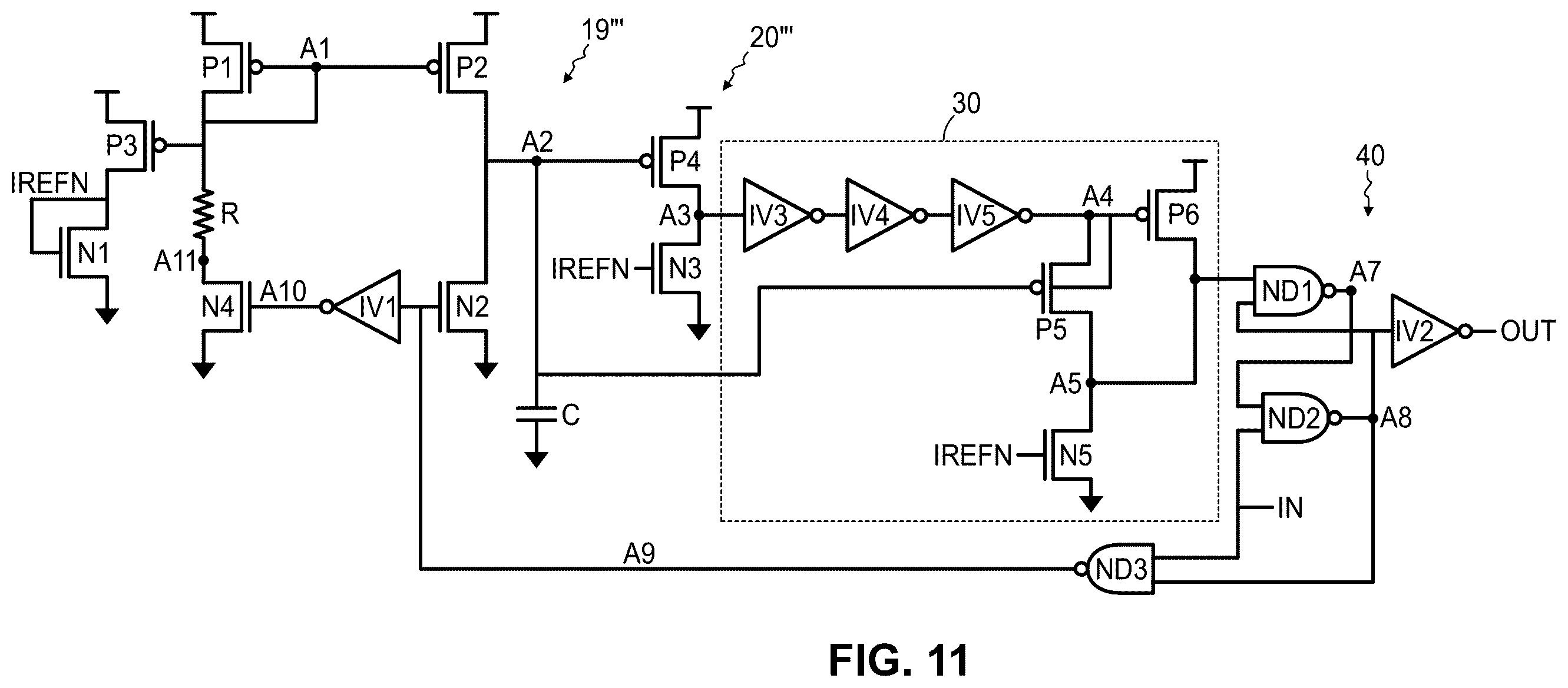 Patent US12504461 Figure 6 – Aging proof delay circuit