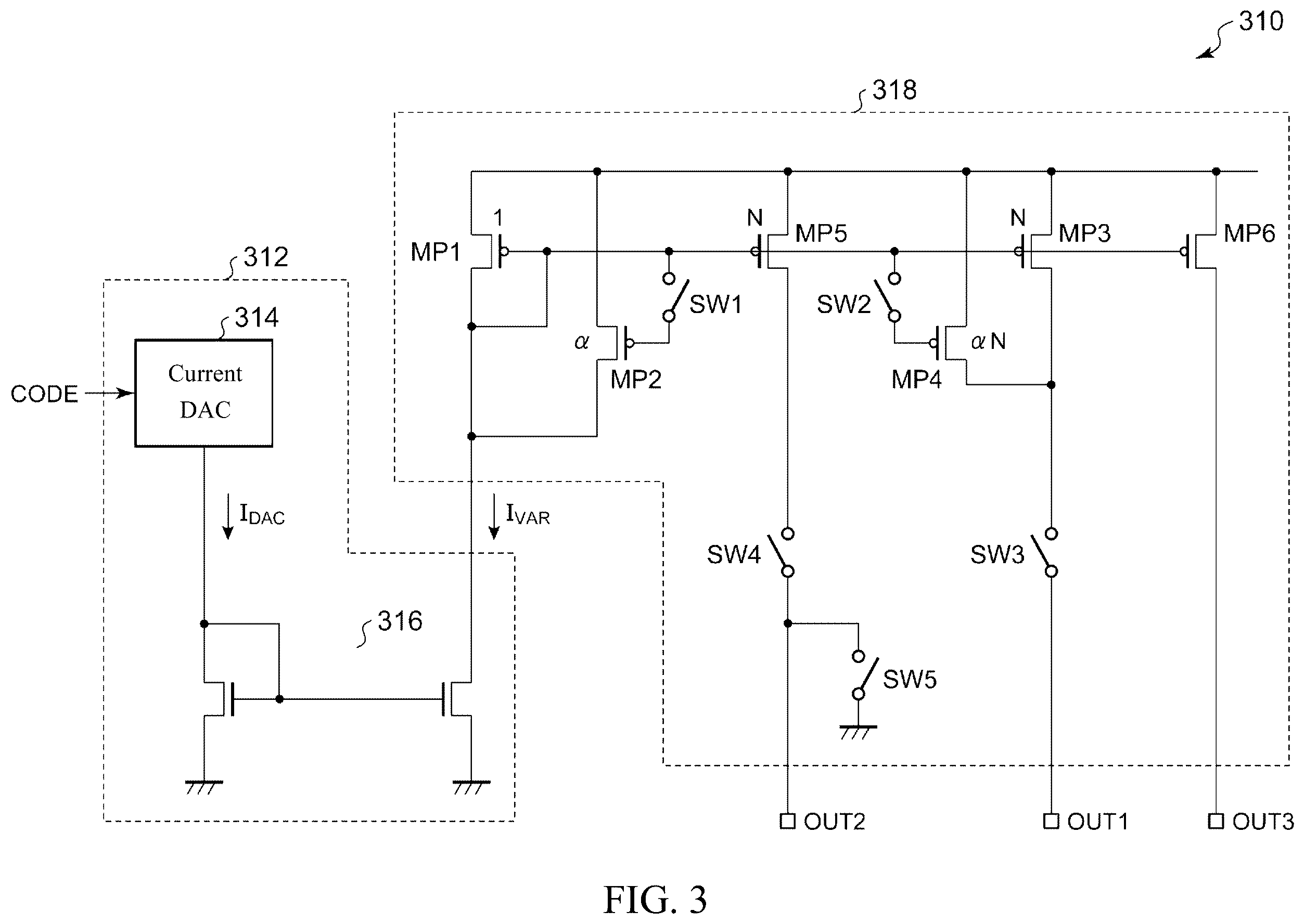 Patent US12504462 Figure 3 – Audio amplifier circuit and audio output device using the same