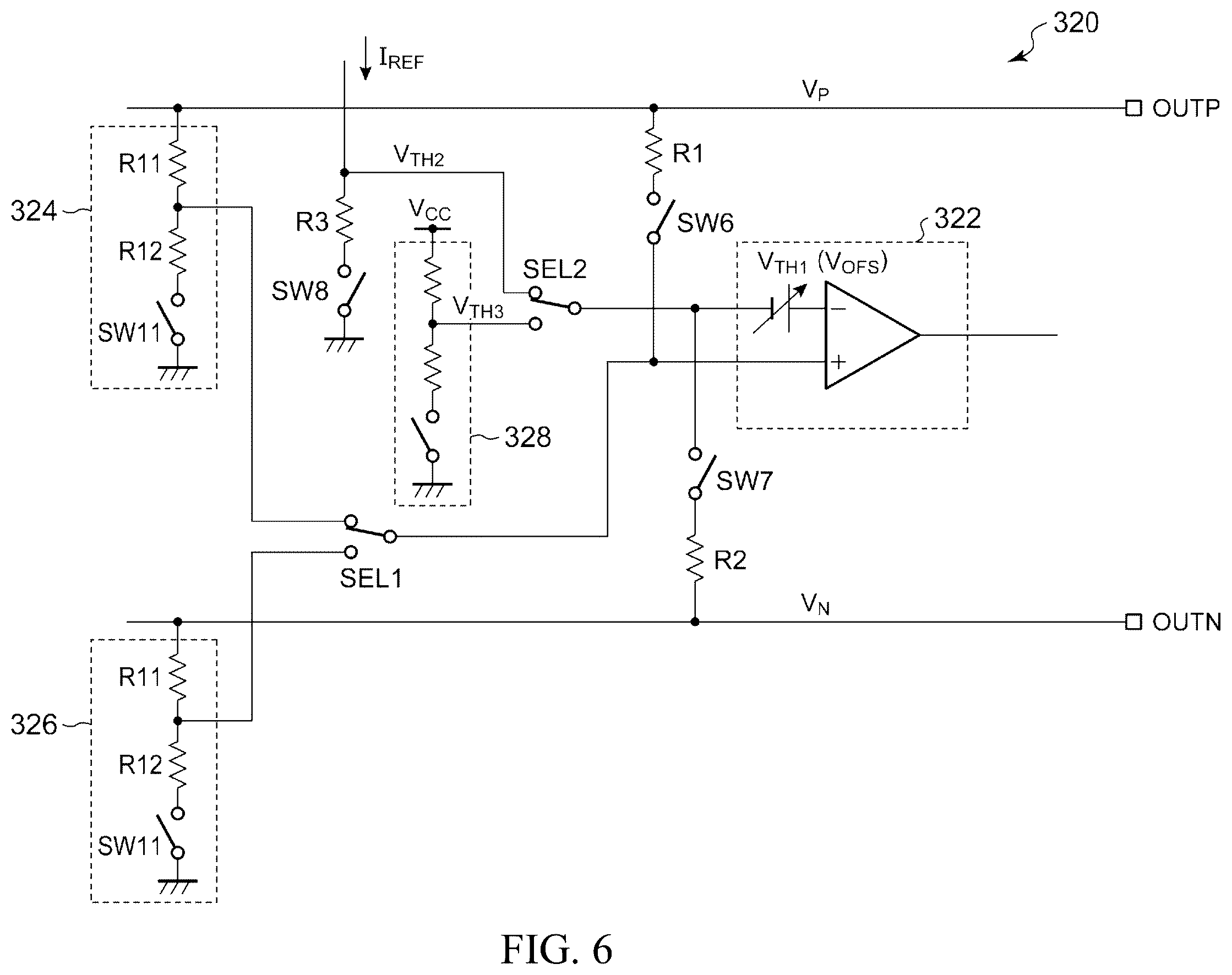 Patent US12504462 Figure 6 – Audio amplifier circuit and audio output device using the same