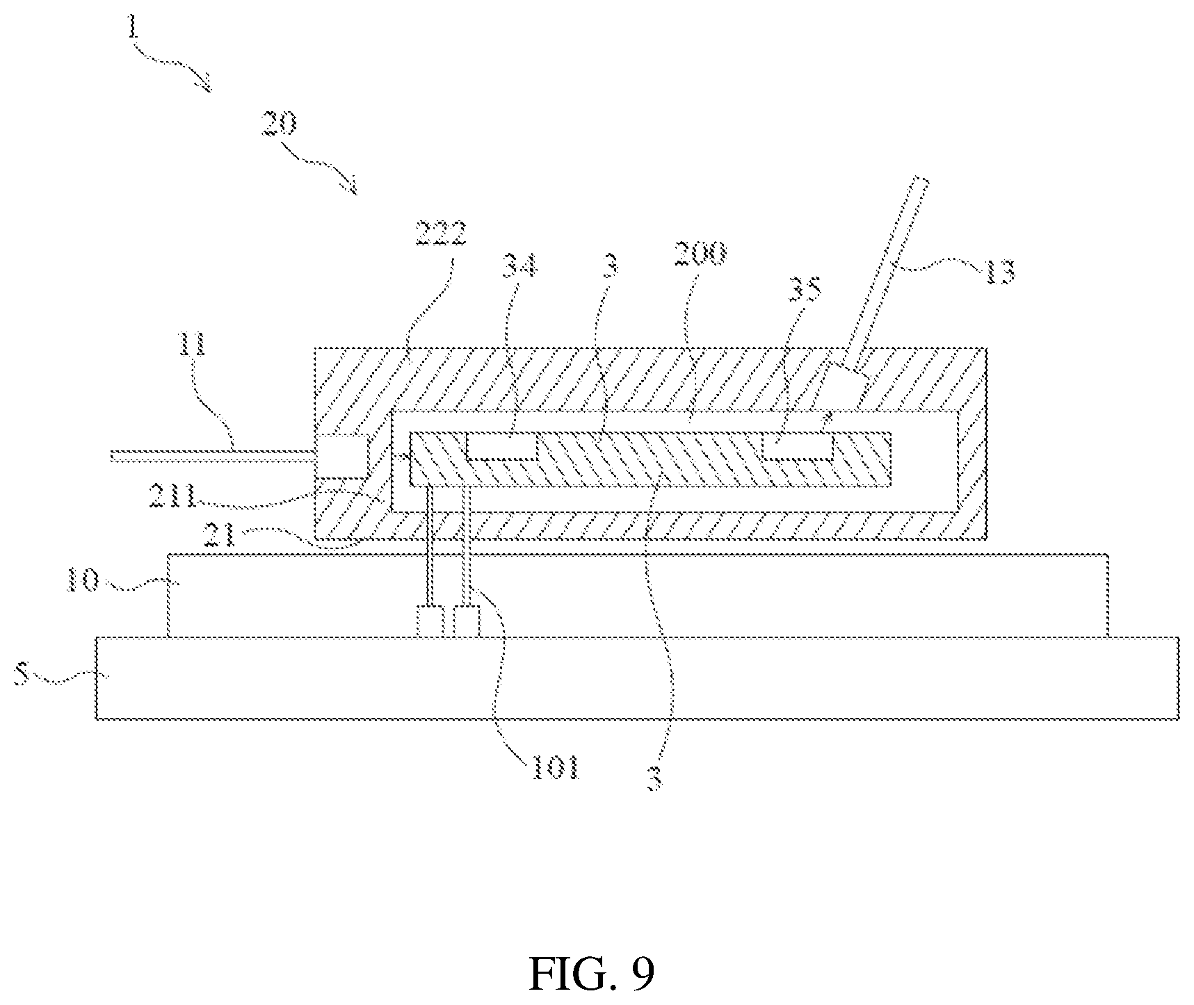 Patent US12504465 Figure 6 – Test device for optoelectronic integrated circuit