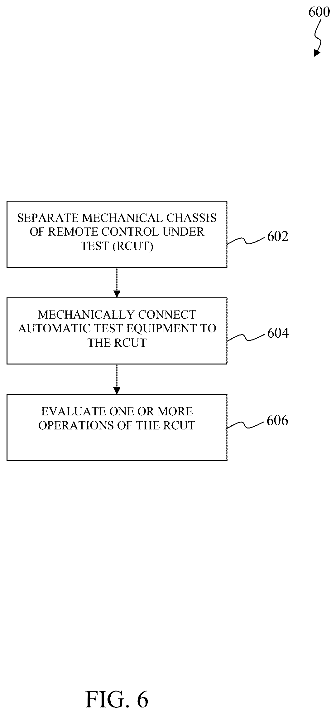 Patent US12504476 Figure 6 – Remote control device testing environment