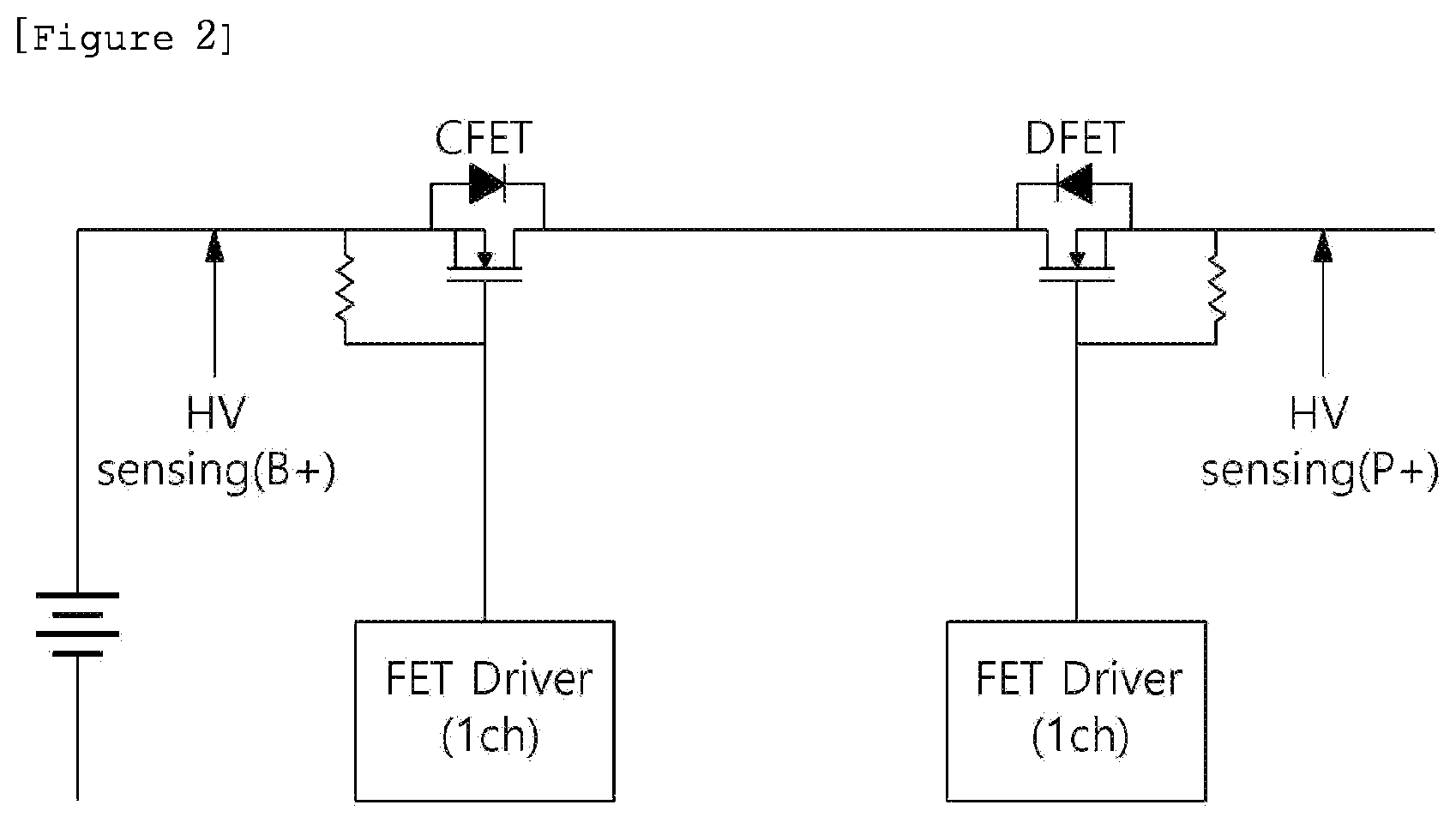 Patent US12504477 Figure 2 – Device and method for diagnosing damage to switch in battery protection circuit, and battery management device comprising same