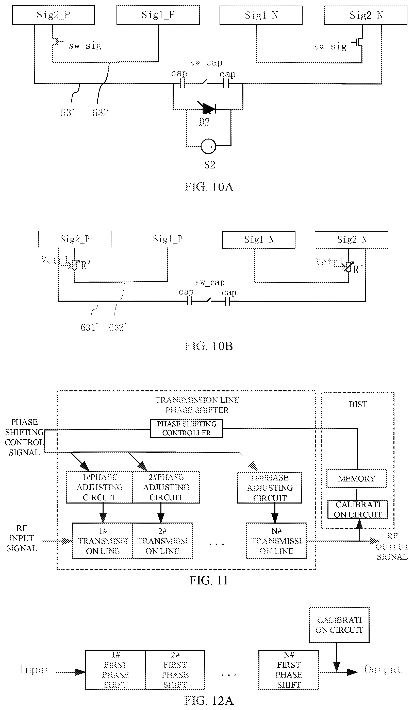 Patent US12504504 Figure 6 – Phase shifting system, RF chip, and radar sensor