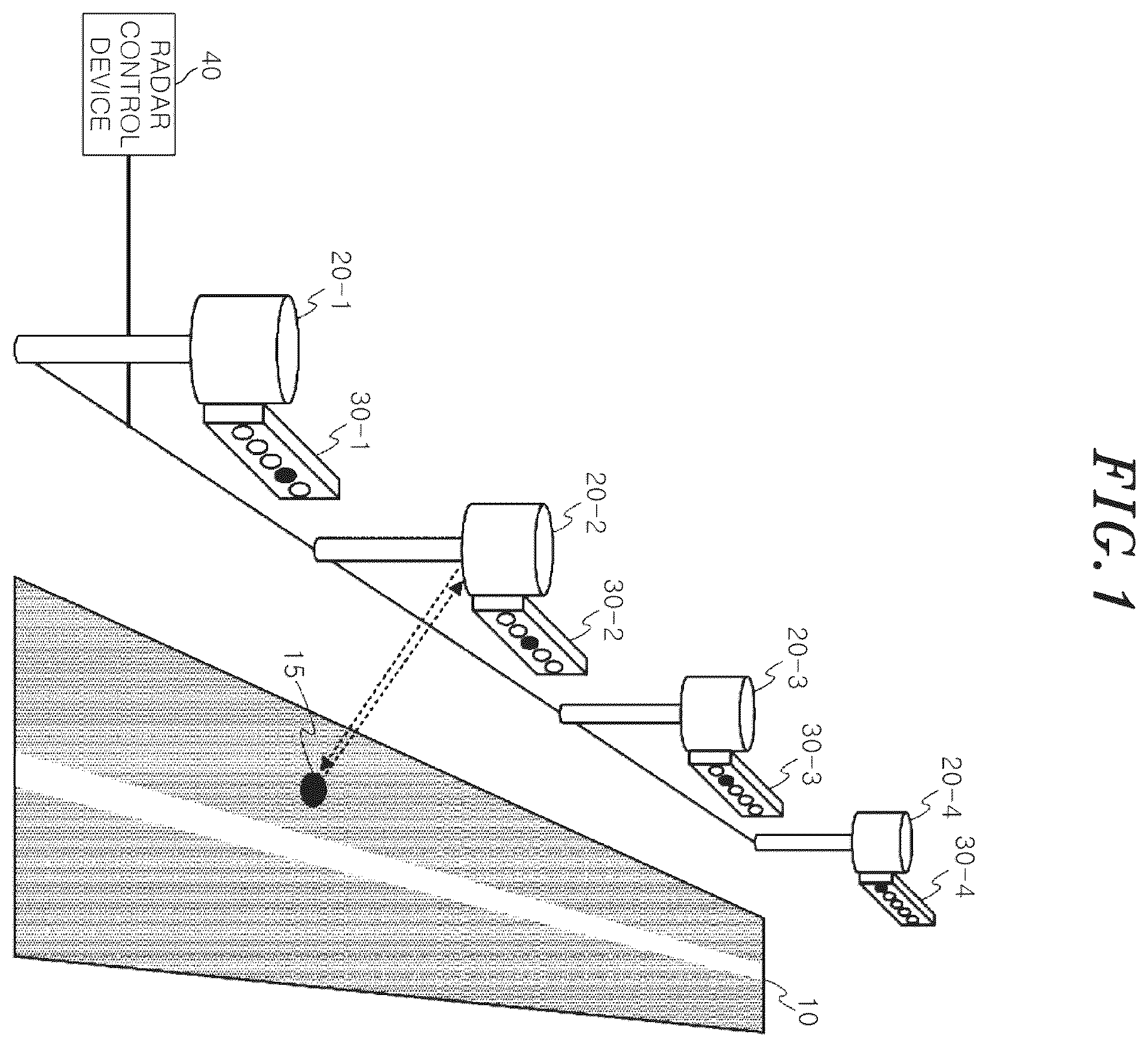 Patent US12504505 Figure 1 – Radar system, detection result display method, and radar device
