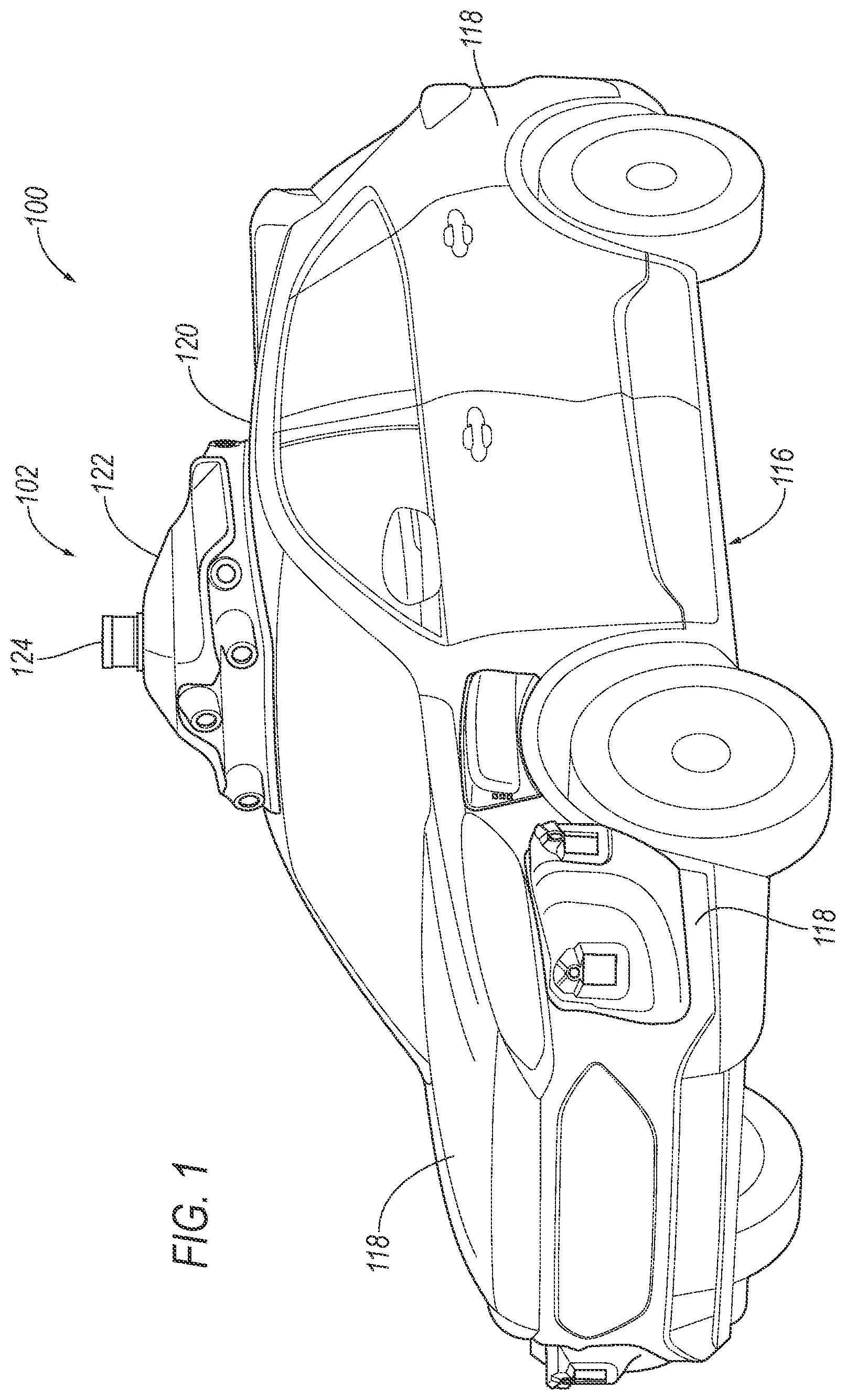Patent US12504514 Figure 1 – Sensor assembly with cleaning