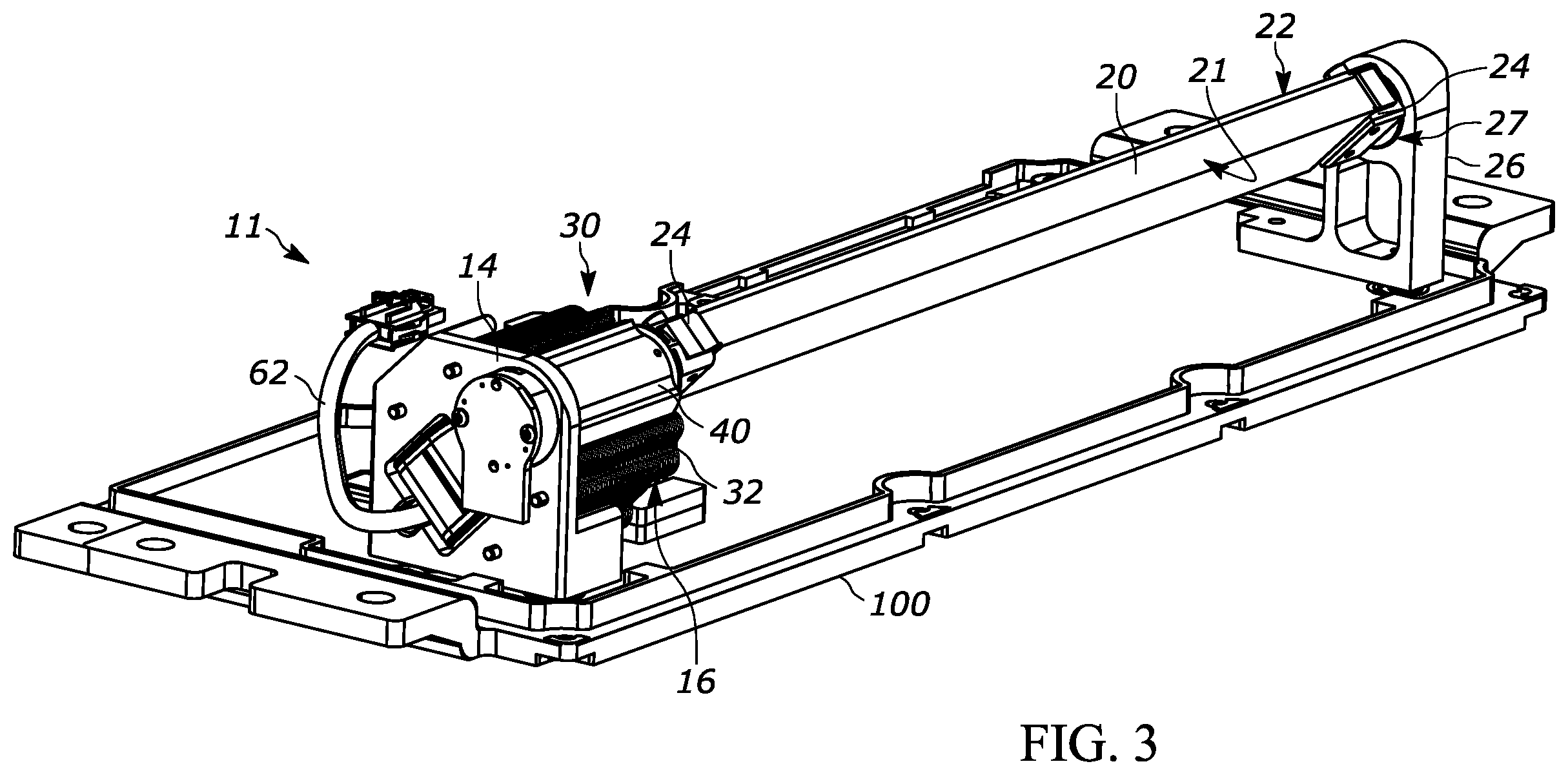 Patent US12504518 Figure 3 – Elevation motor design and mirror placement
