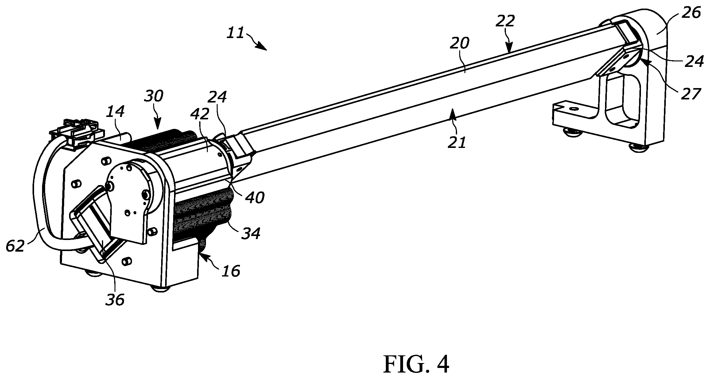 Patent US12504518 Figure 4 – Elevation motor design and mirror placement