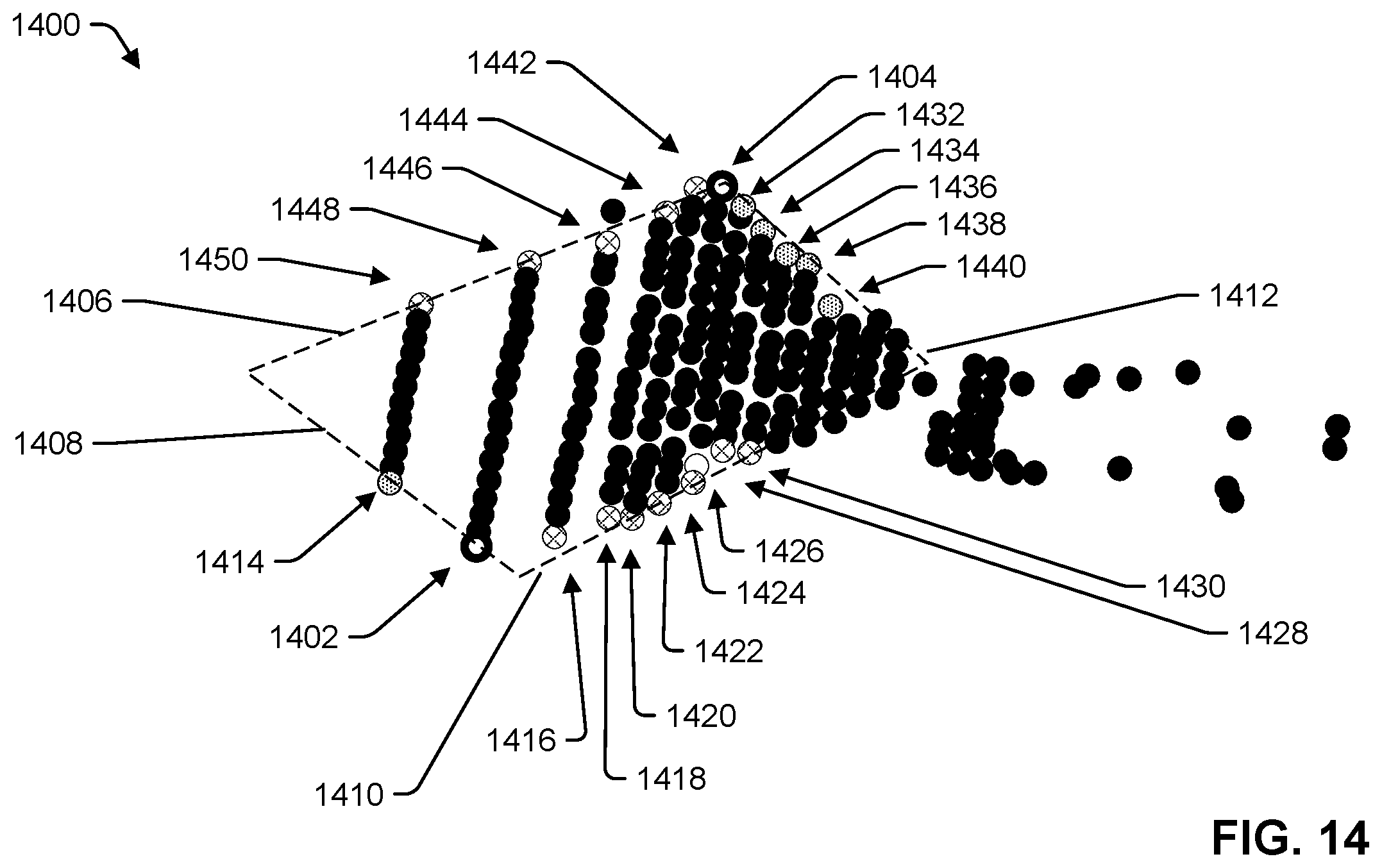 Patent US12504522 Figure 14 – Automatic detection of a calibration standard in unstructured lidar point clouds