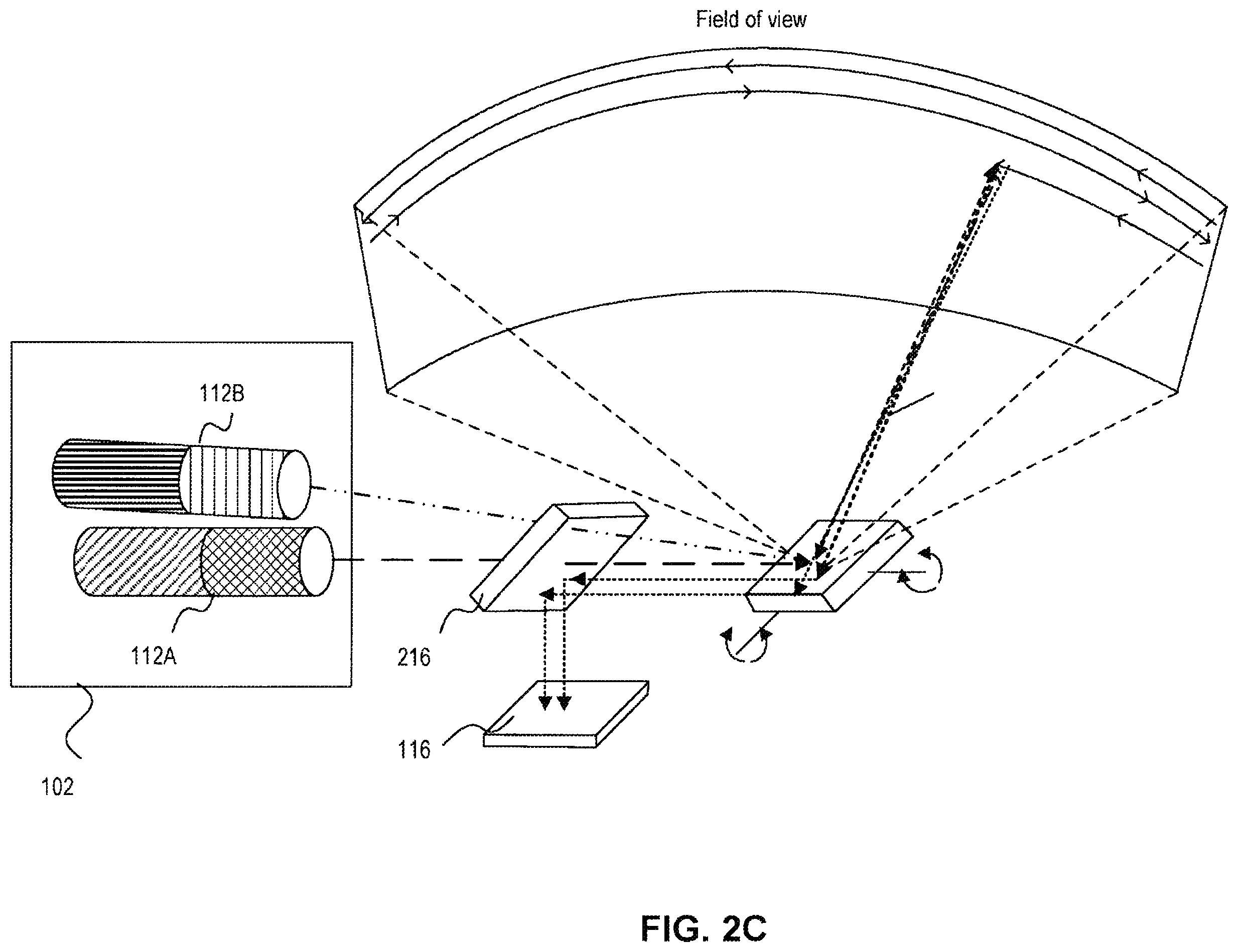 Patent US12504539 Figure 5 – Efficient optical transmission in LIDAR systems