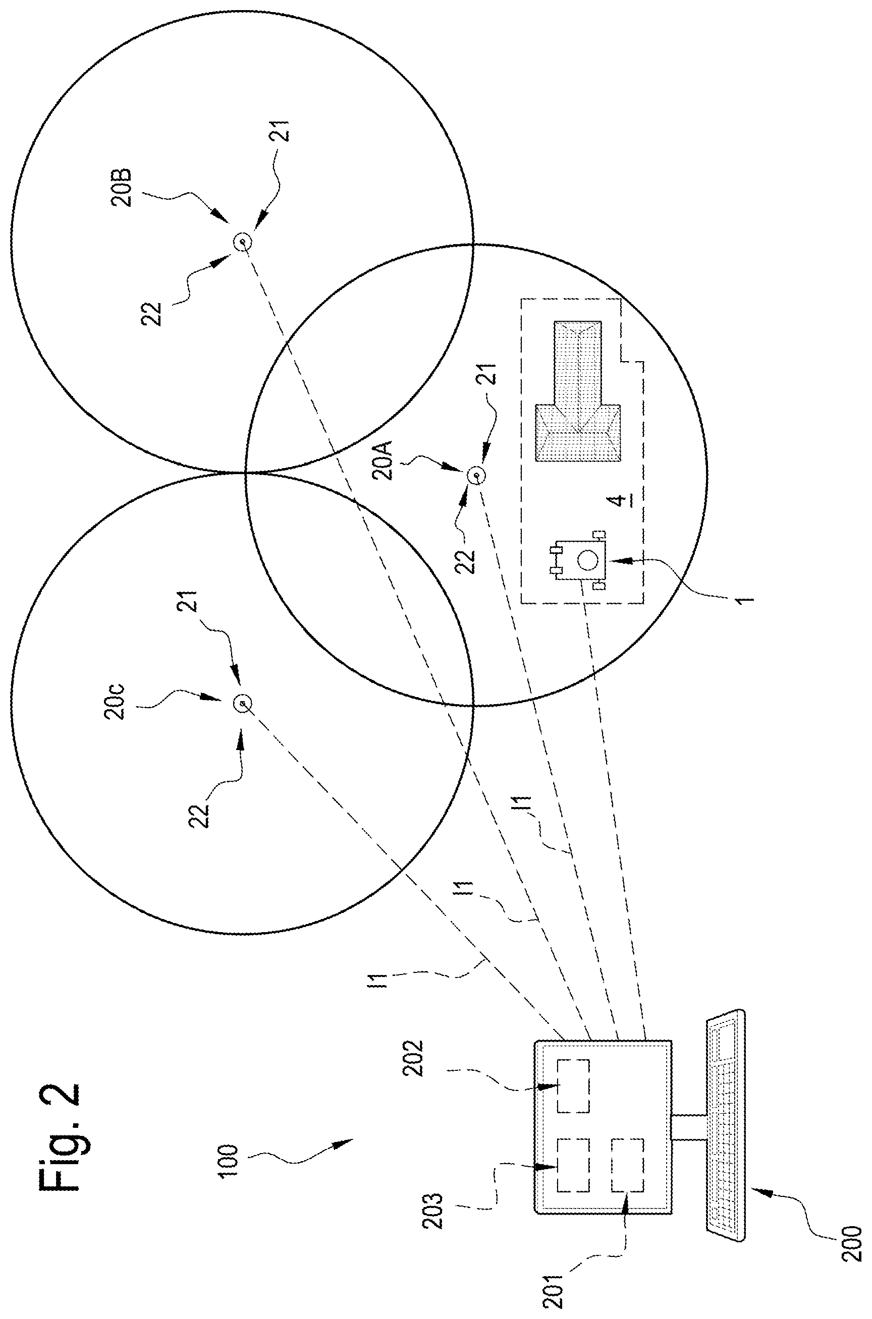 Patent US12504542 Figure 2 – System for cutting grass and corresponding process