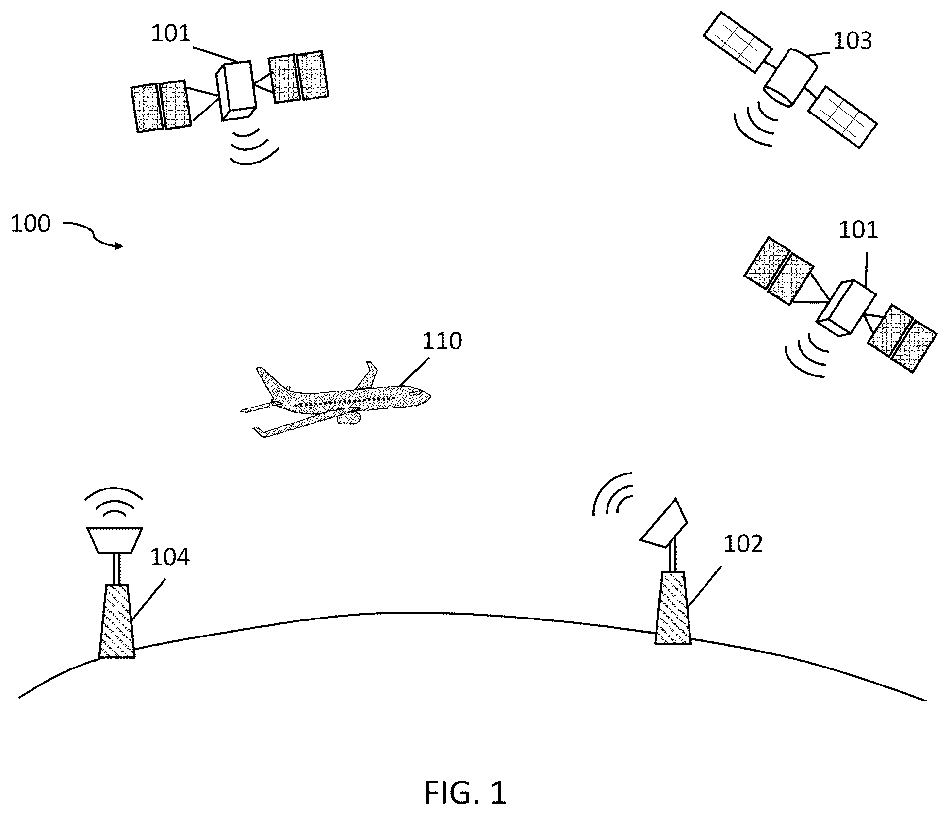 Patent US12504545 Figure 1 – Position location for navigation without GPS