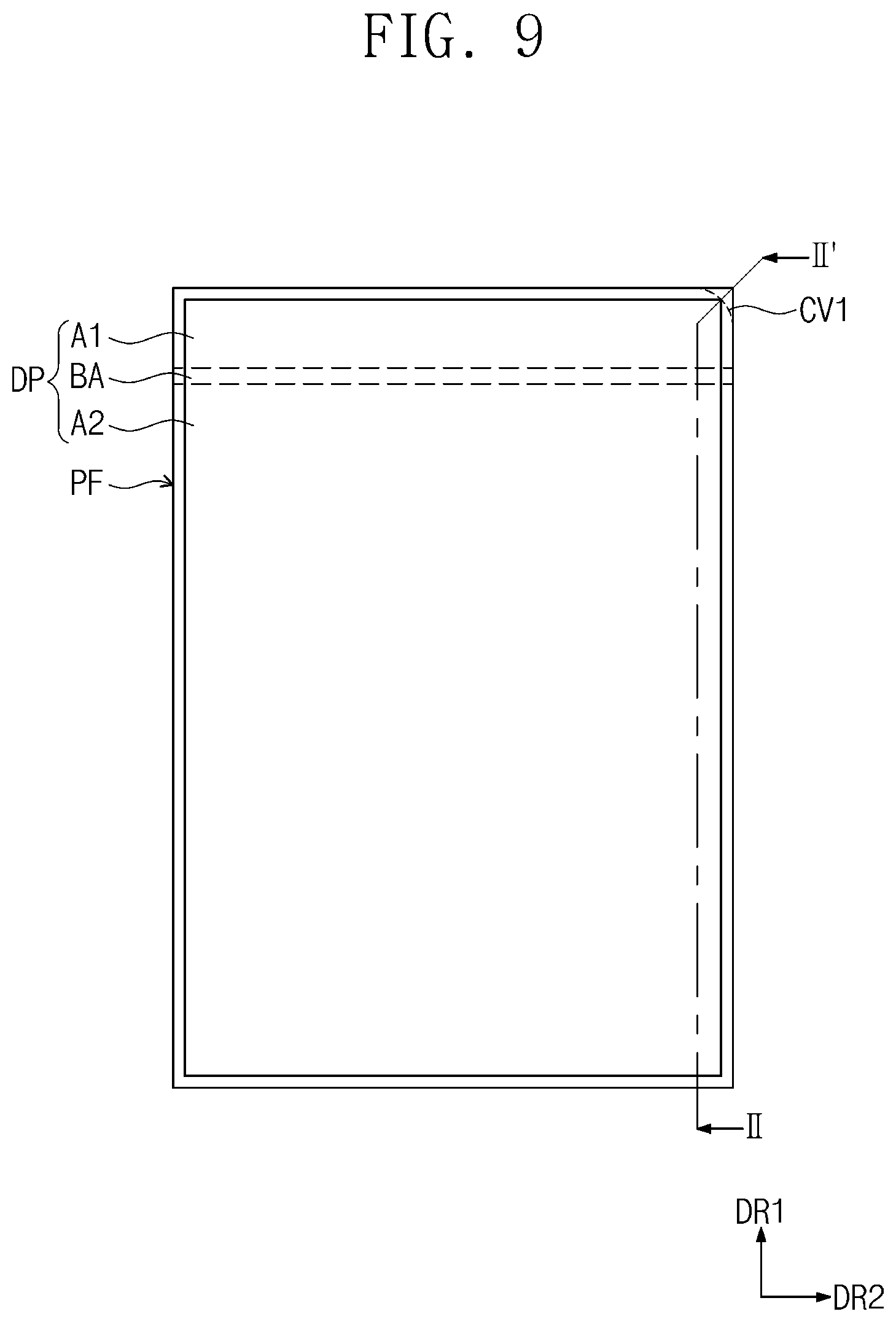 Patent US12504559 Figure 7 – Protective film, manufacturing method thereof, and method of manufacturing display device using the same