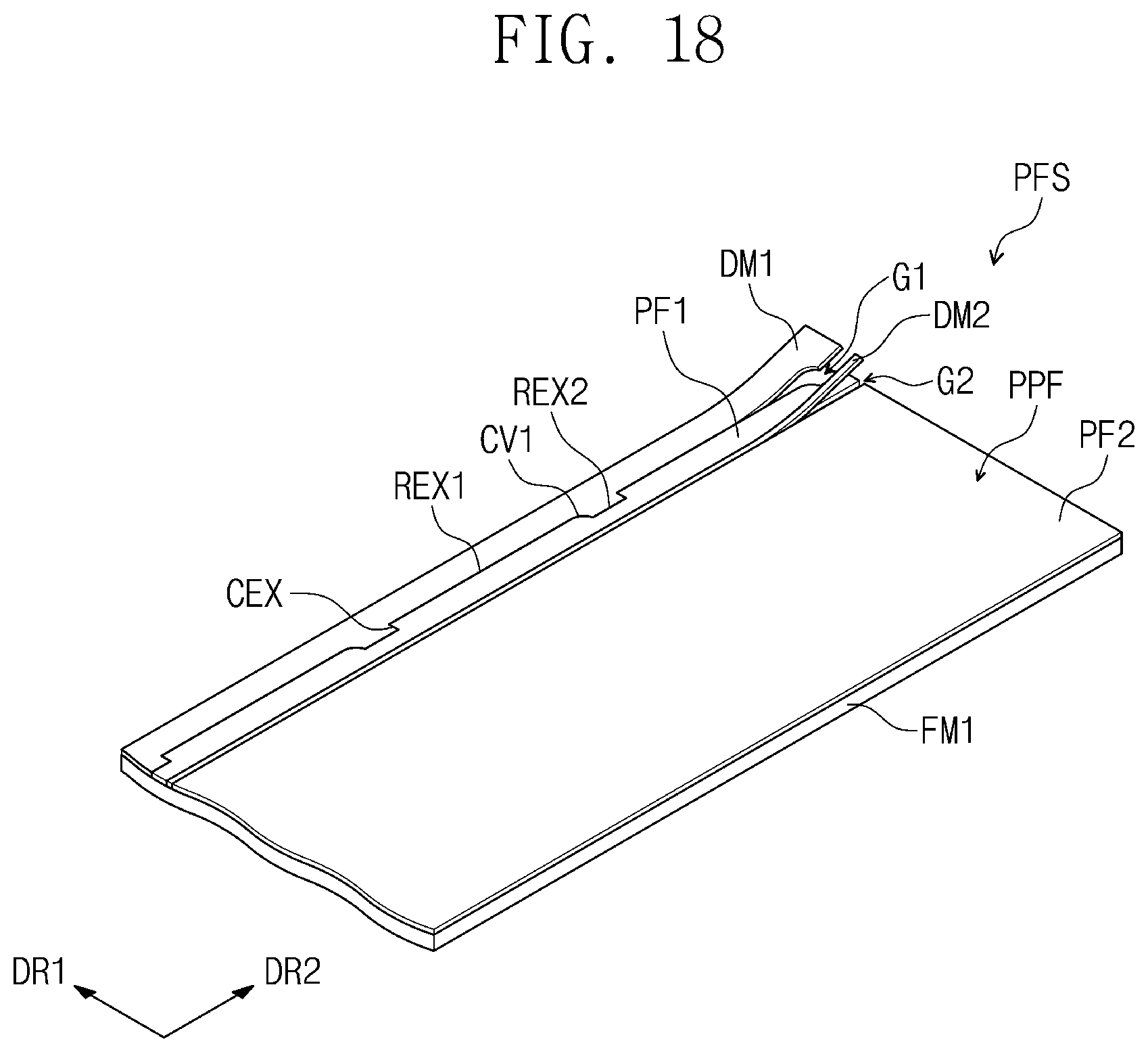 Patent US12504559 Figure 14 – Protective film, manufacturing method thereof, and method of manufacturing display device using the same