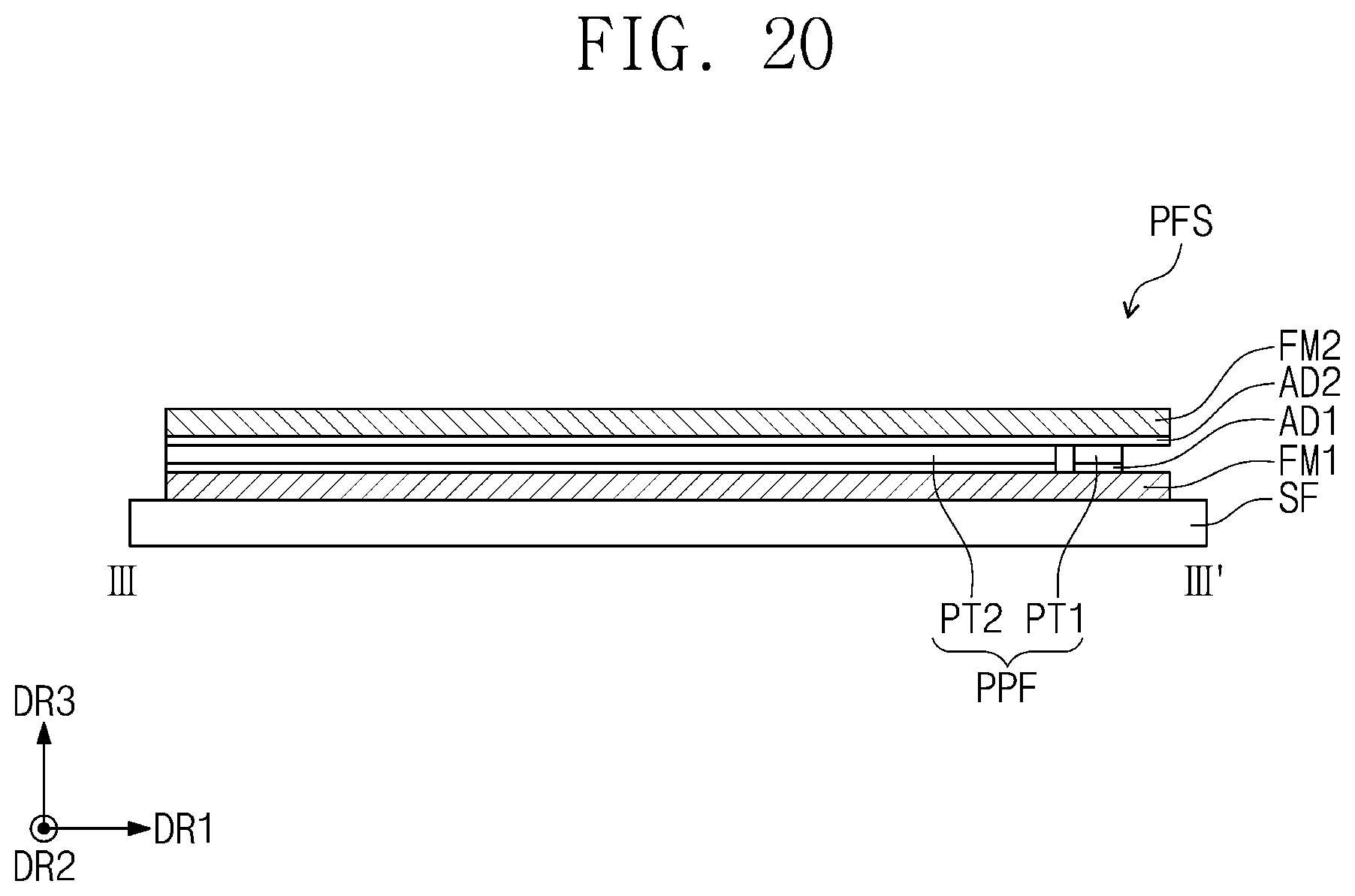 Patent US12504559 Figure 16 – Protective film, manufacturing method thereof, and method of manufacturing display device using the same