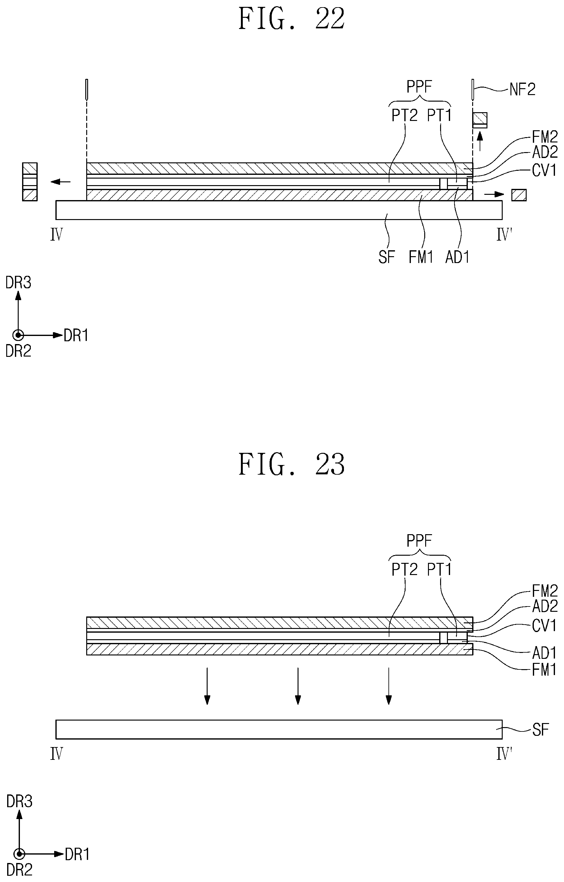 Patent US12504559 Figure 18 – Protective film, manufacturing method thereof, and method of manufacturing display device using the same