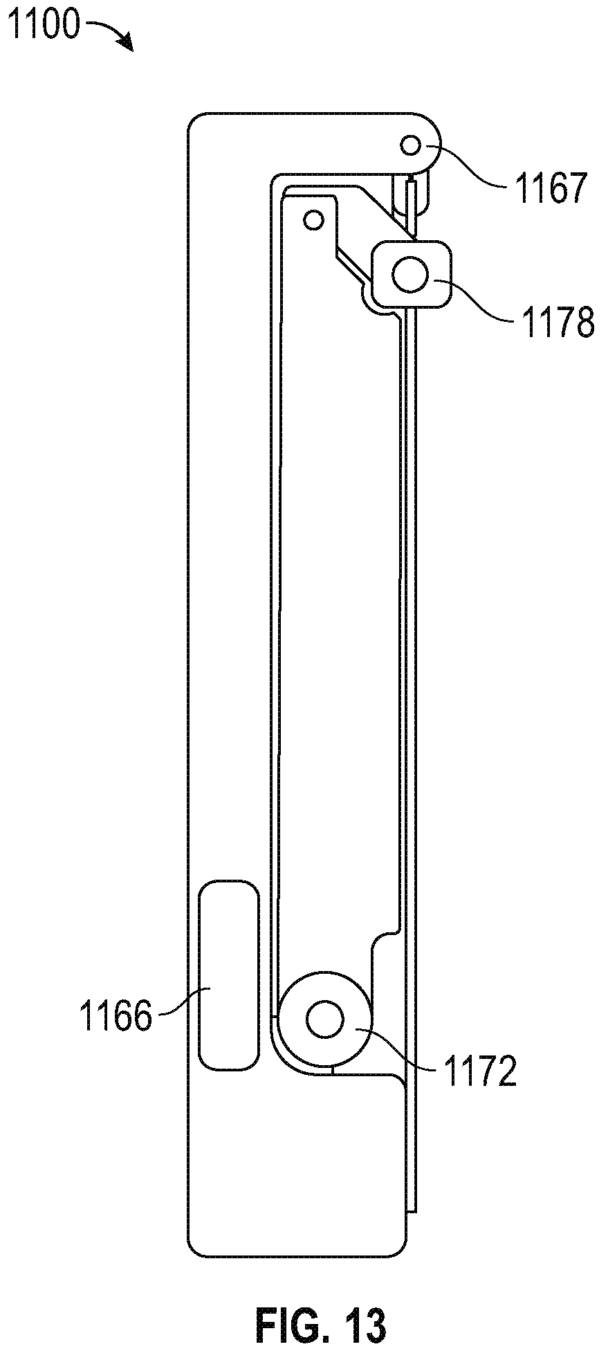 Patent US12504573 Figure 13 – External power bank and collapsible holographic projection accessory for portable electronic device