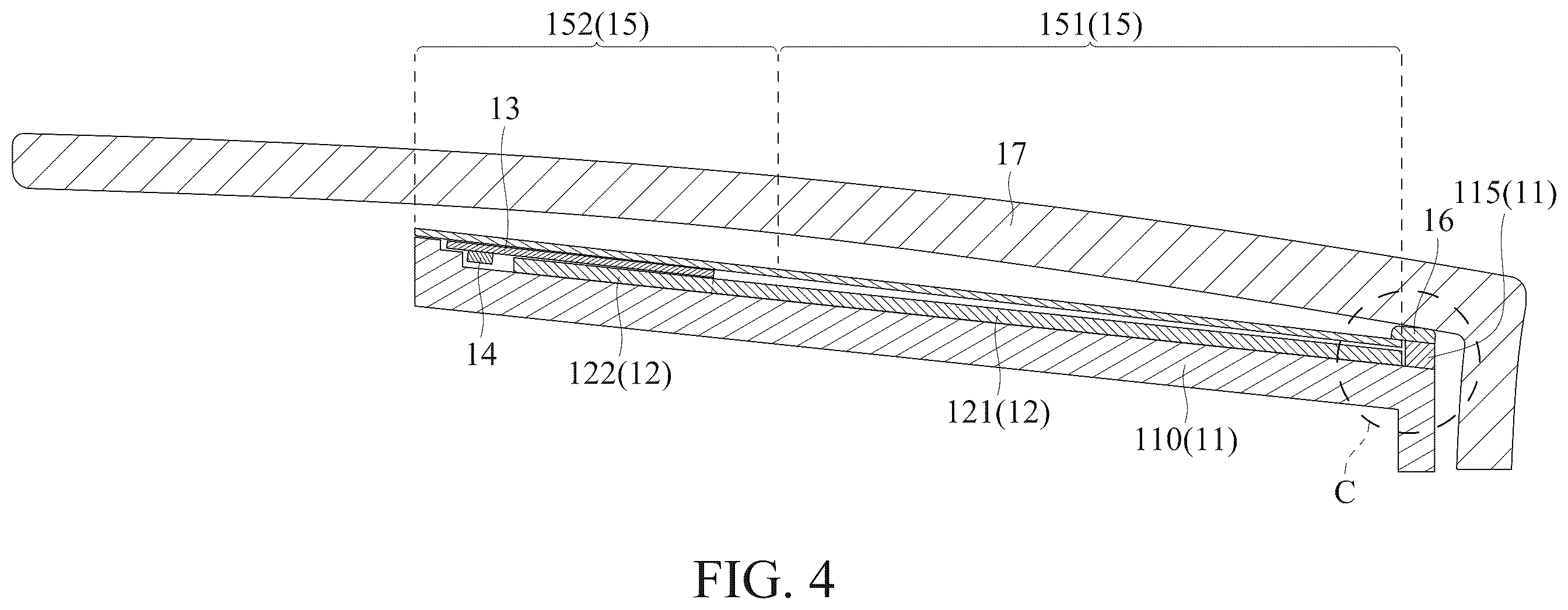 Patent US12504574 Figure 4 – Light emitting module