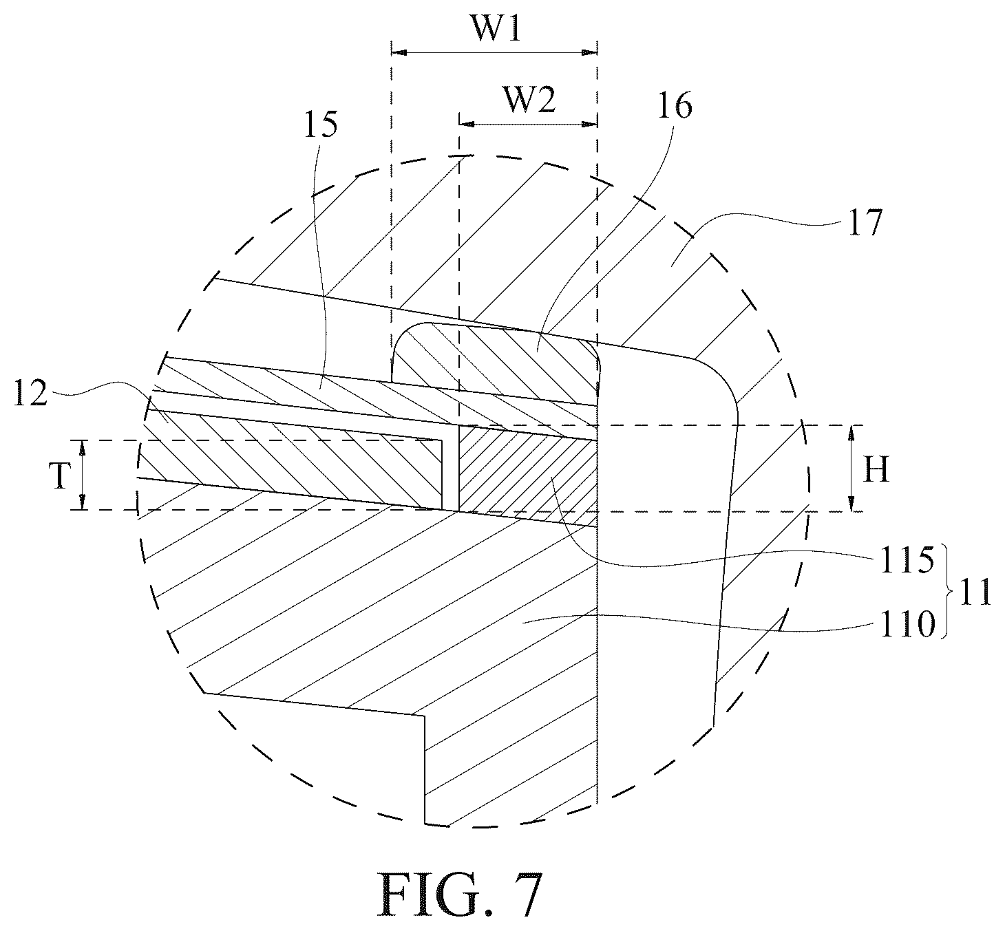 Patent US12504574 Figure 7 – Light emitting module