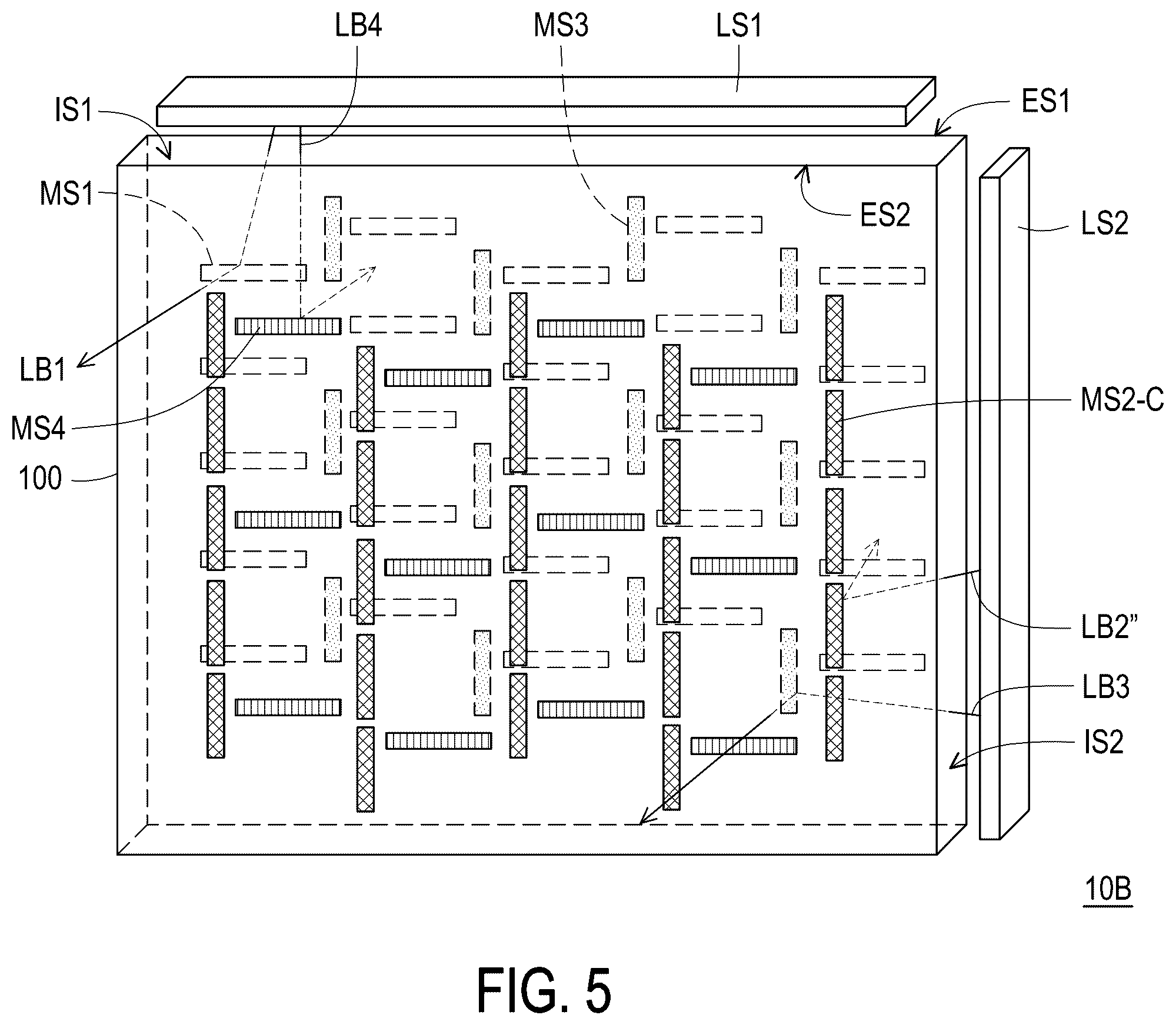 Patent US12504575 Figure 5 – Lighting decoration module