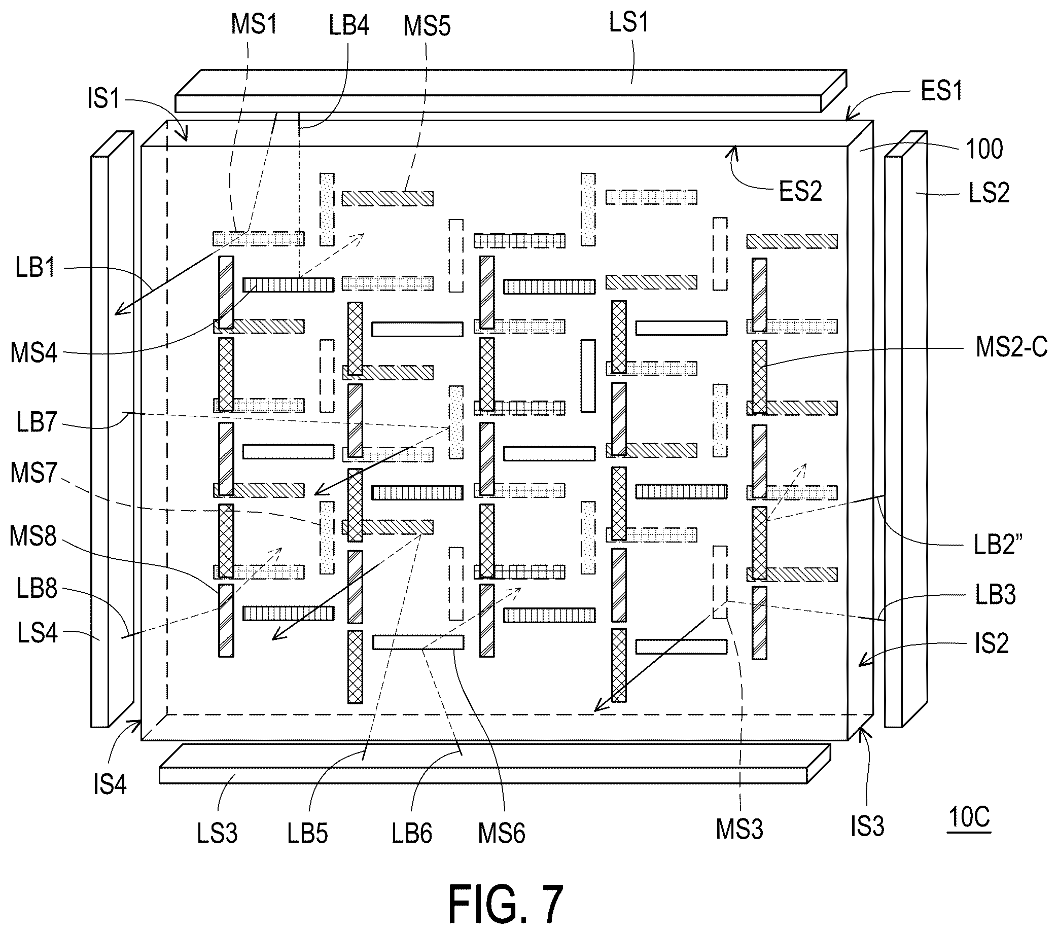Patent US12504575 Figure 7 – Lighting decoration module