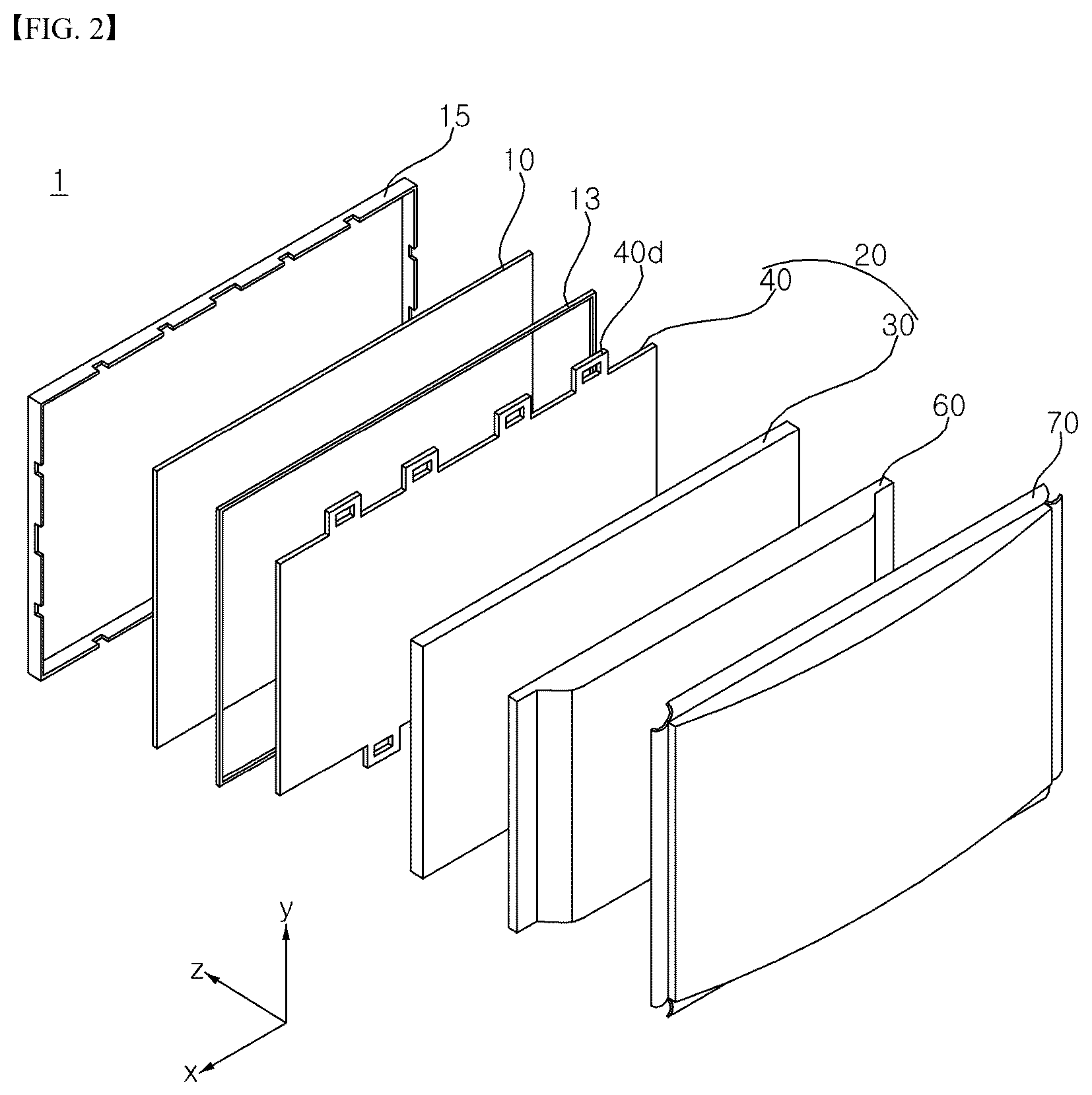 Patent US12504576 Figure 2 – Display device including light-absorbing layer with phosphor for light conversion