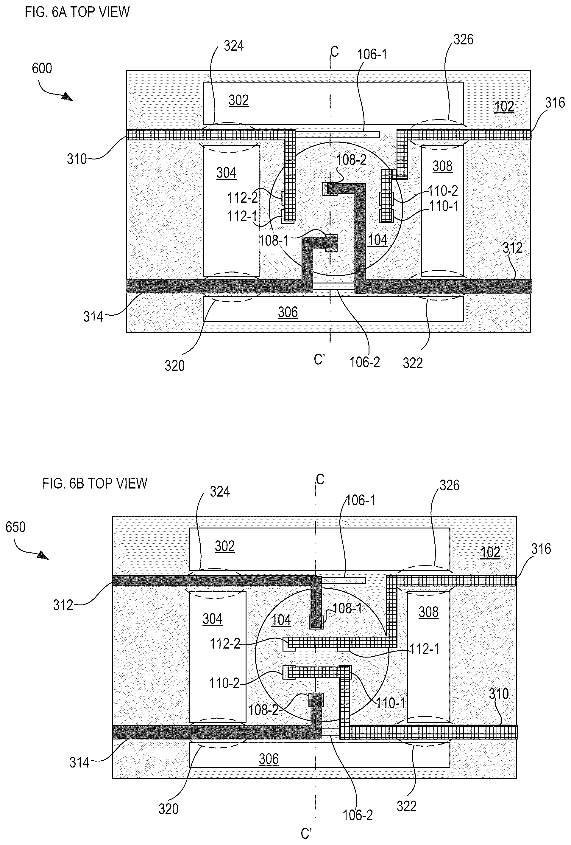 Patent US12504580 Figure 6 – Reduced bridge structure for a photonic integrated circuit