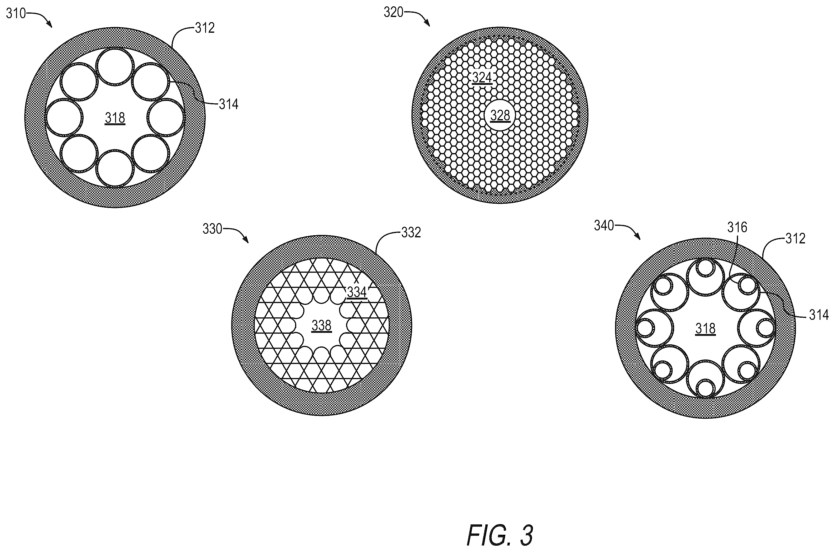 Patent US12504583 Figure 2 – Terminated hollow-core fiber with suspended fiber-end