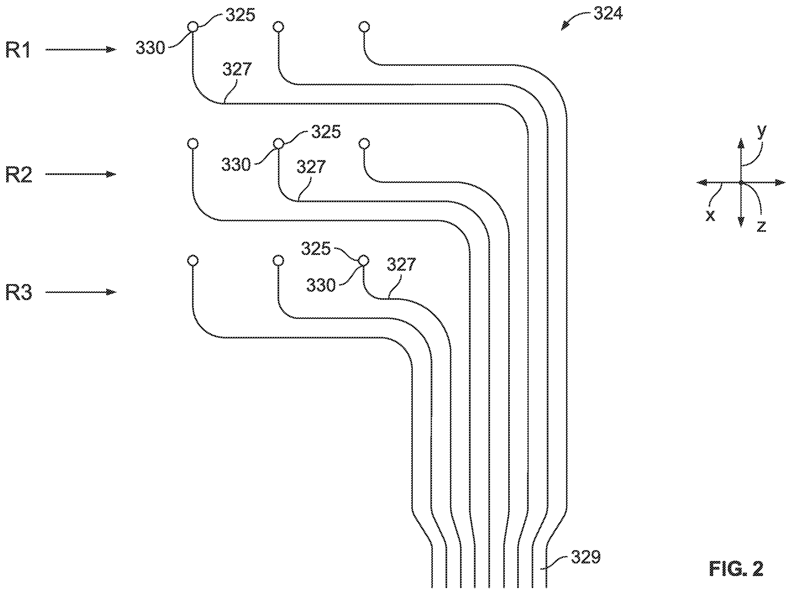 Patent US12504584 Figure 2 – Fiber routing systems and methods