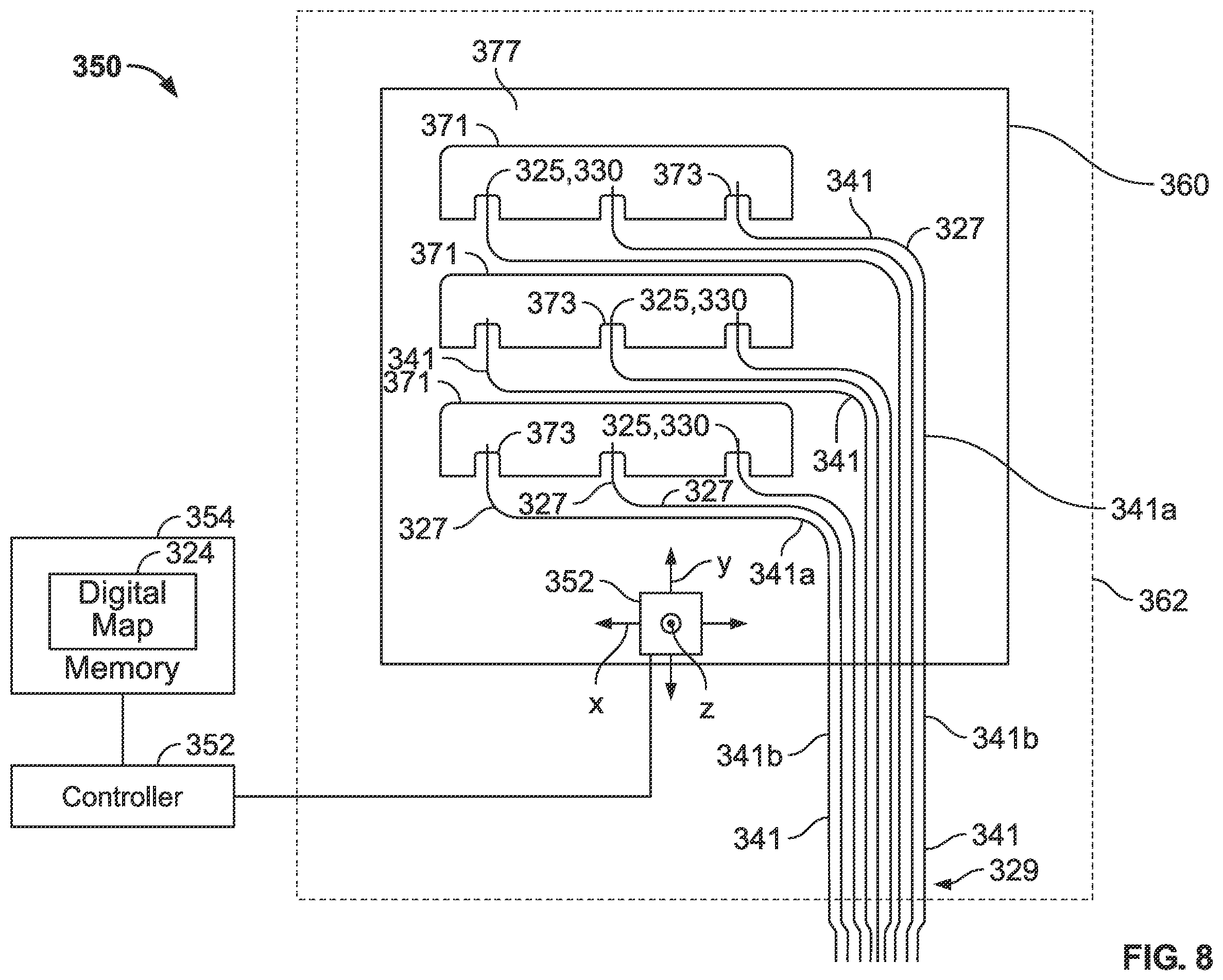 Patent US12504584 Figure 6 – Fiber routing systems and methods