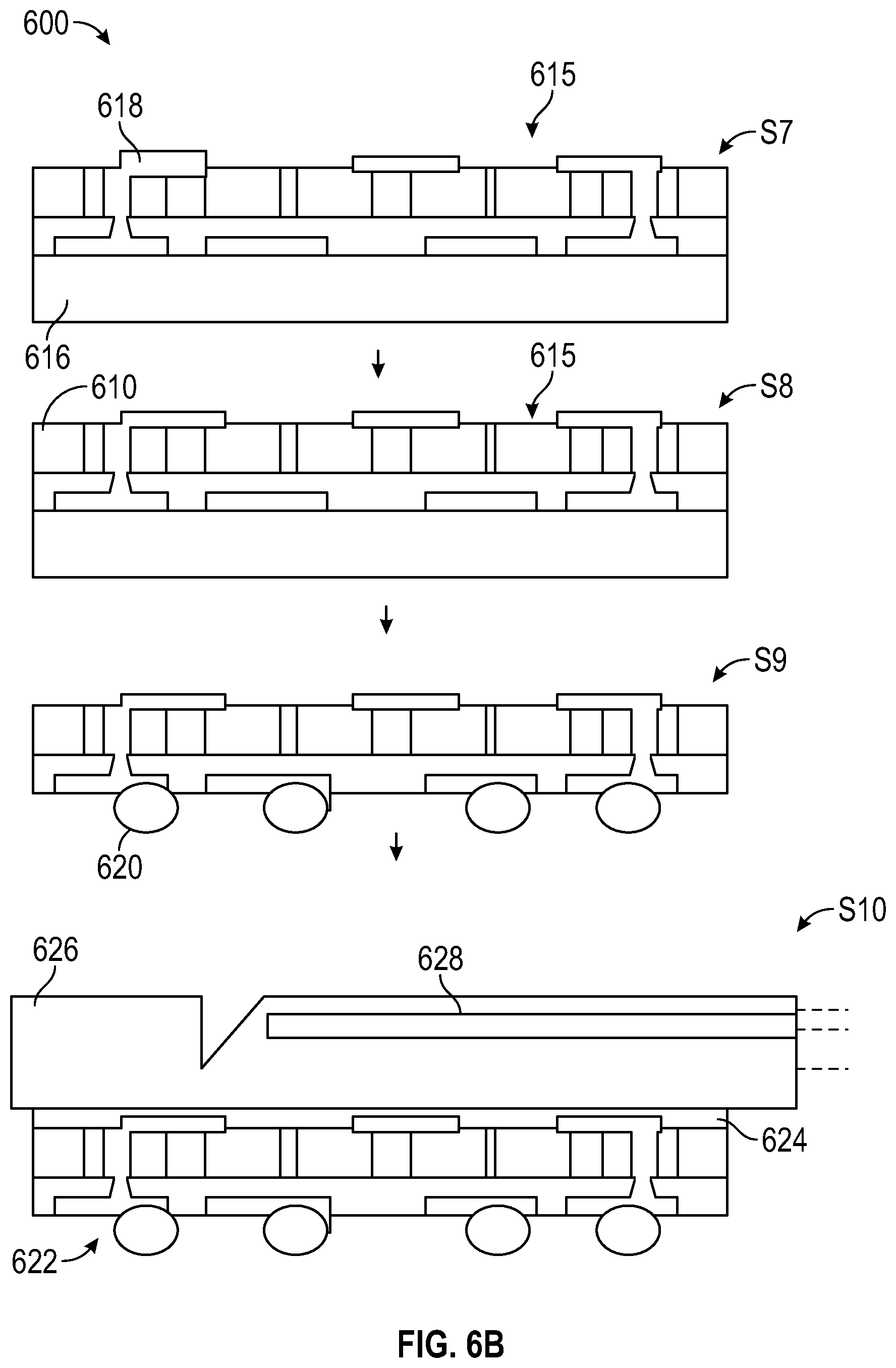 Patent US12504590 Figure 6 – Optical wafer-level package